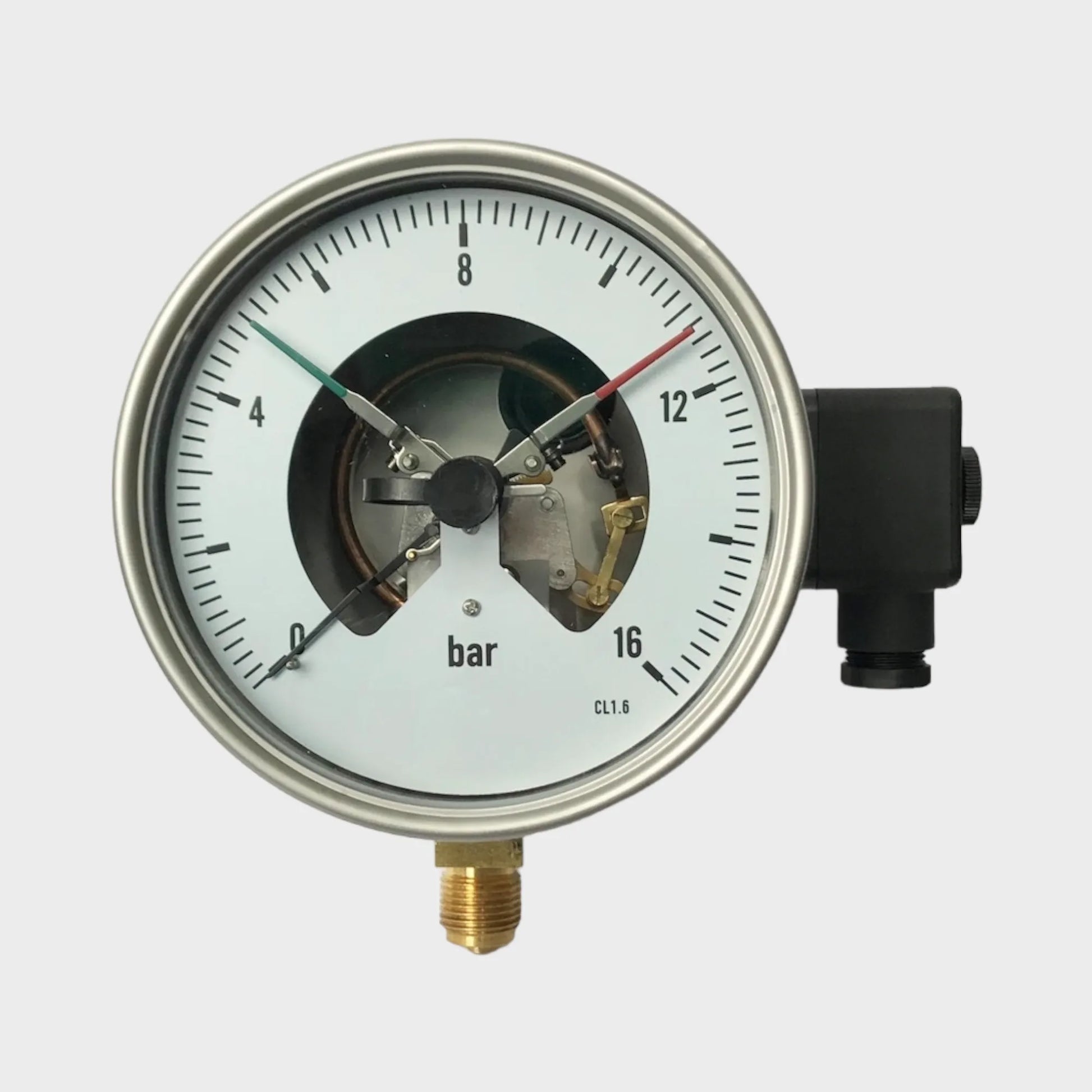 Electric Pressure Gauge SS Case Copper Alloy Bourdon Tube