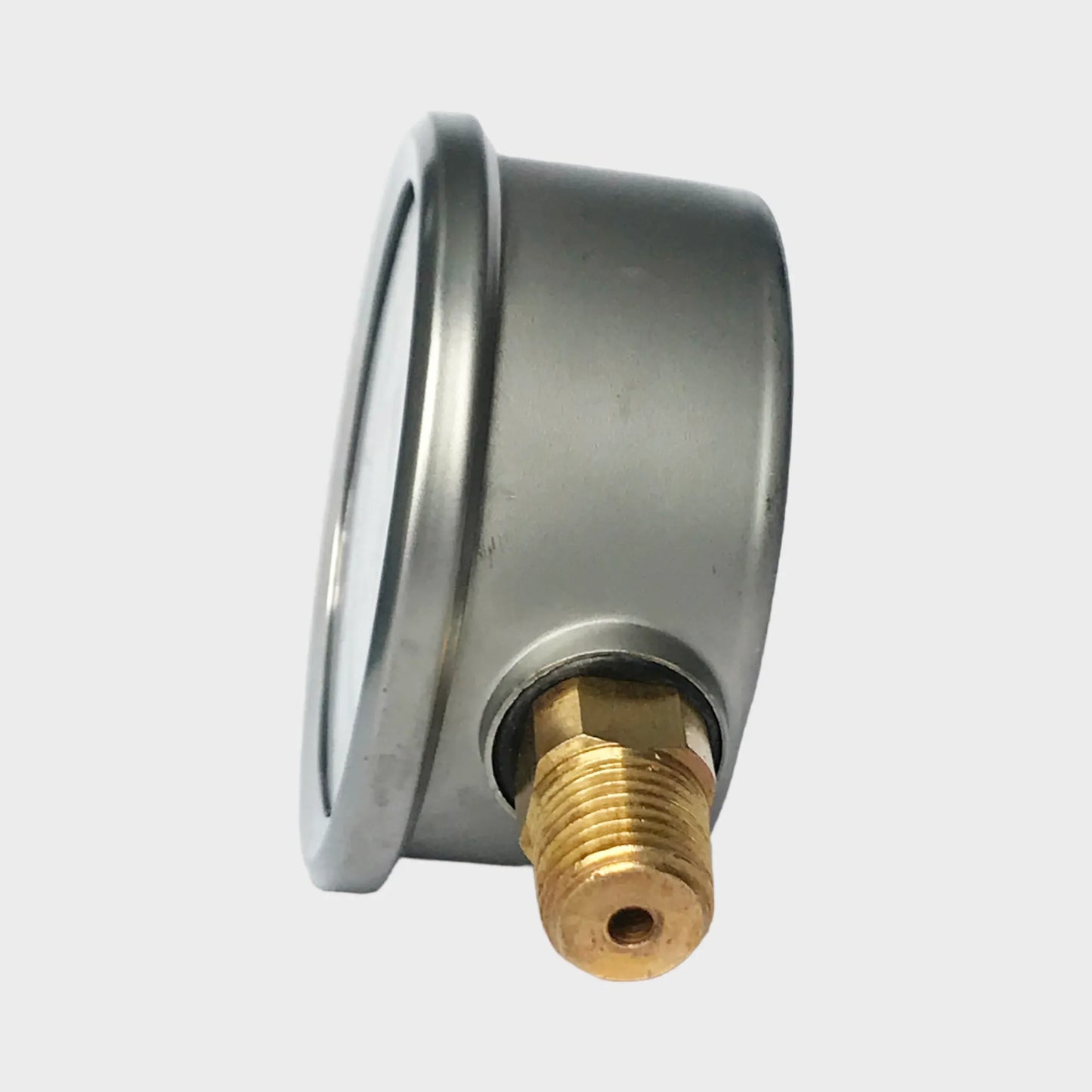 manometer with stainless steel case and brass socket