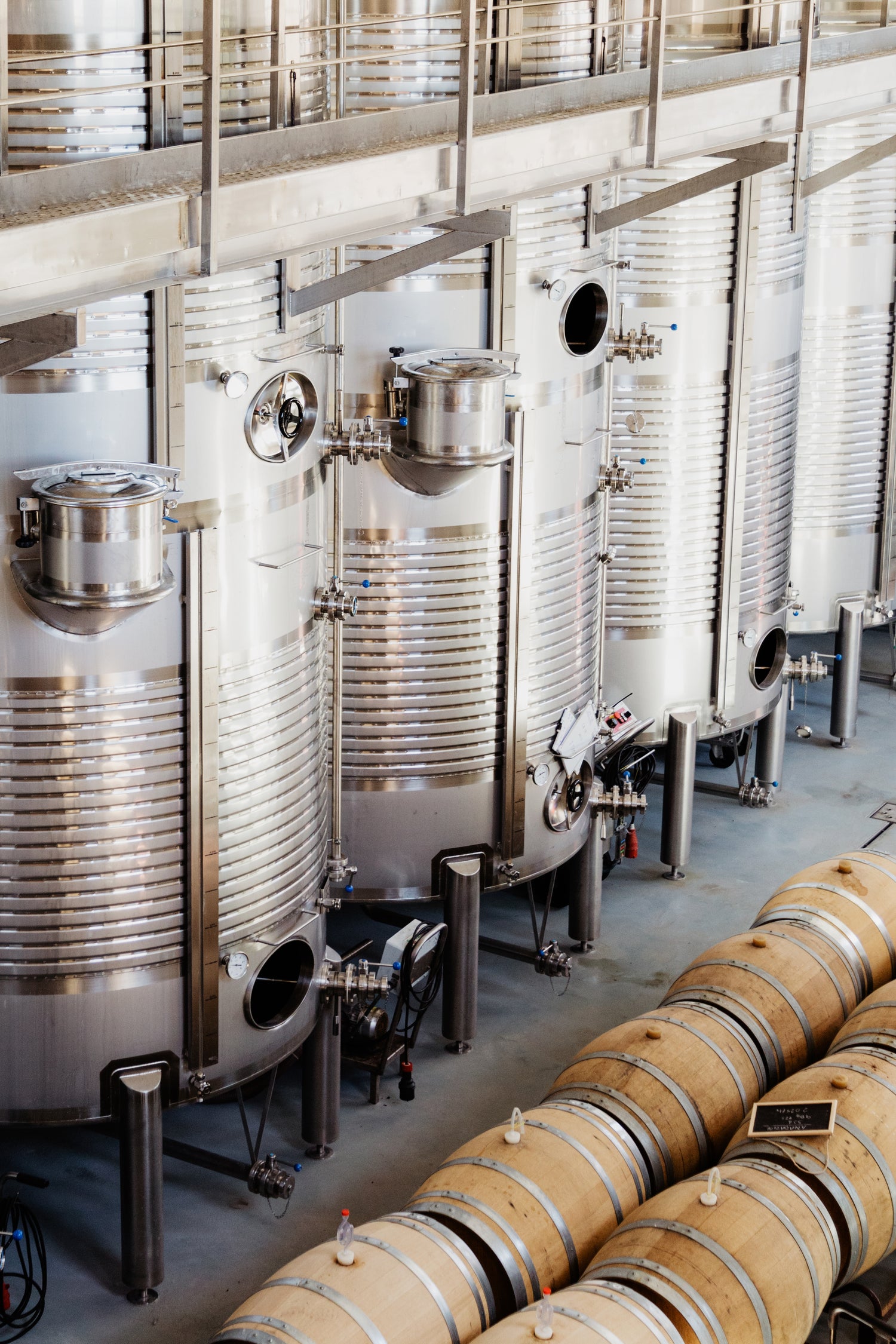 pressure vessels with vacuum pressure gauges on them