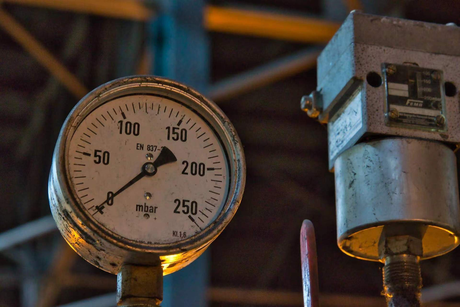 low pressure gas meter industrial application