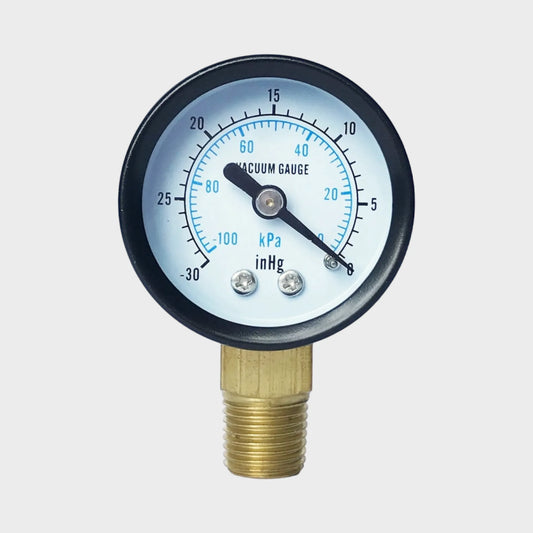 Vacuum Gauge Manometer -30 inHg Copper Alloy Tube And Socket