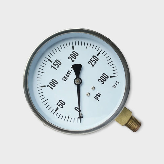 H2O Manometer Brass Air Pressure Gauge