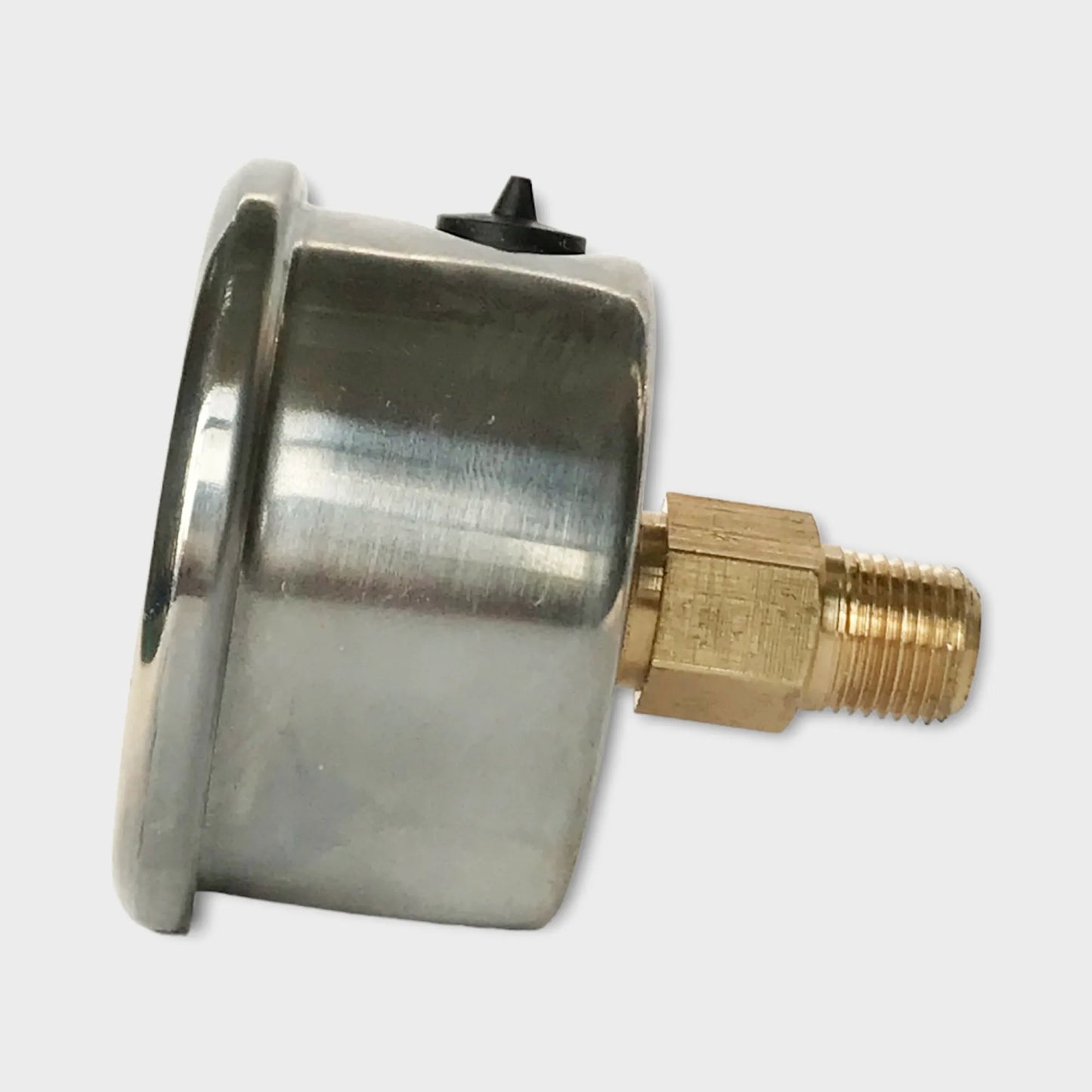 Side Of 100 Psi Fuel Pressure Gauge 40mm Dial Silicone Oil Filled Center Back Entry