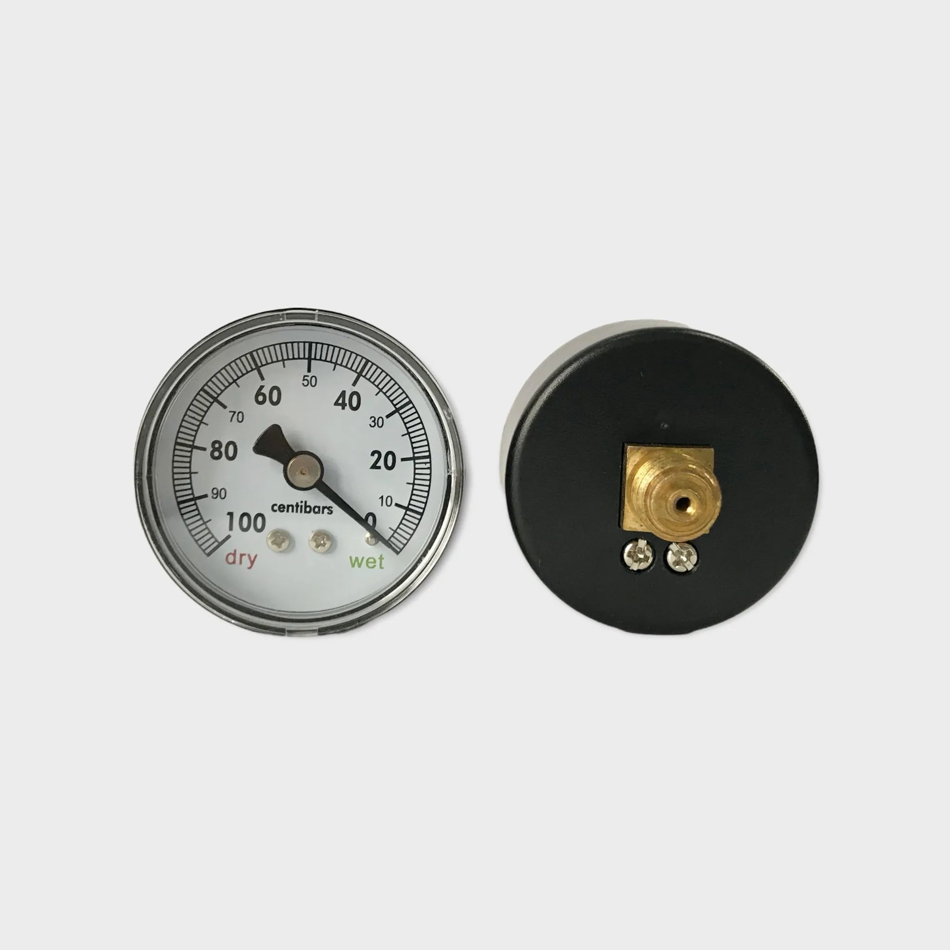 Manometer For Vacuum Pressure 50mm Dial Plastic Case brass connection