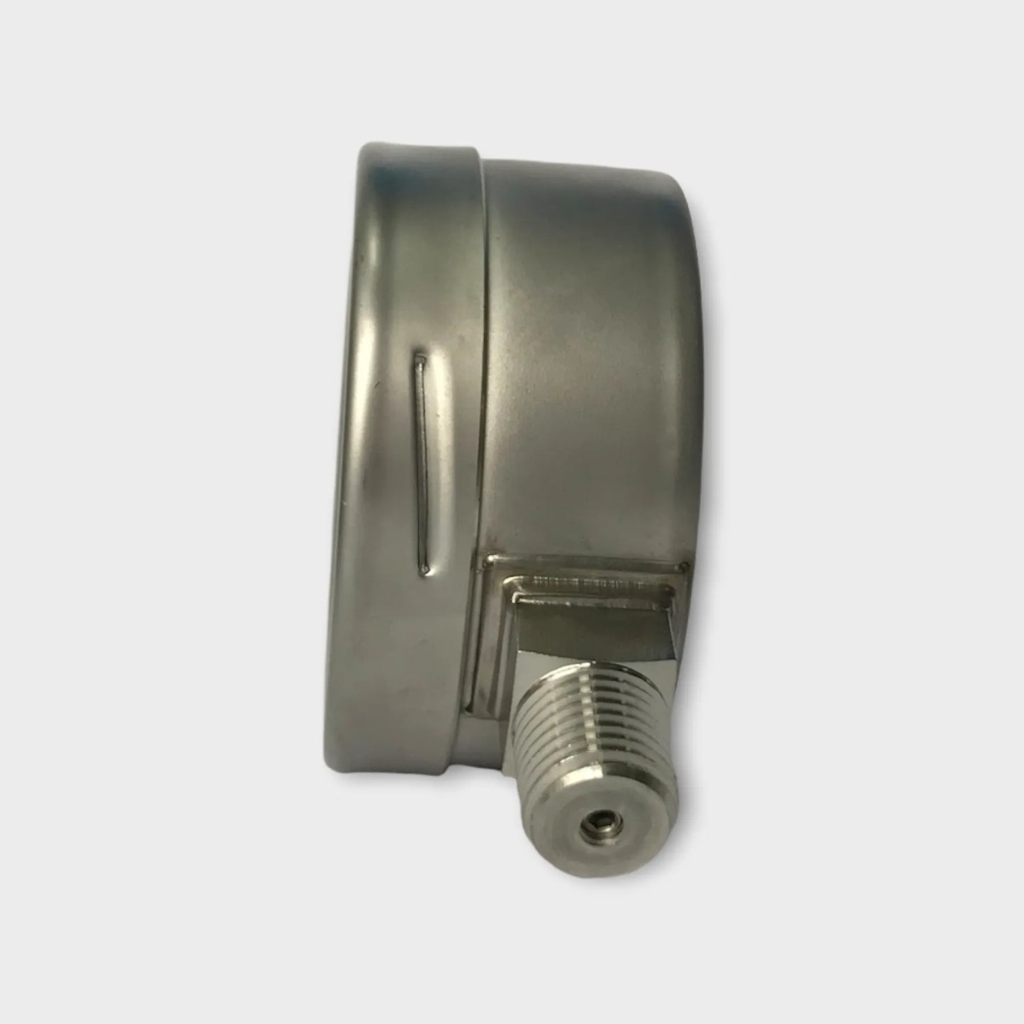 Bayonet ring flow pressure gauge