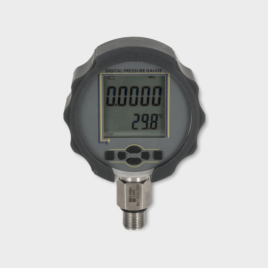Wesen D210 series digital pressure gauge hvac with rubber sleeve