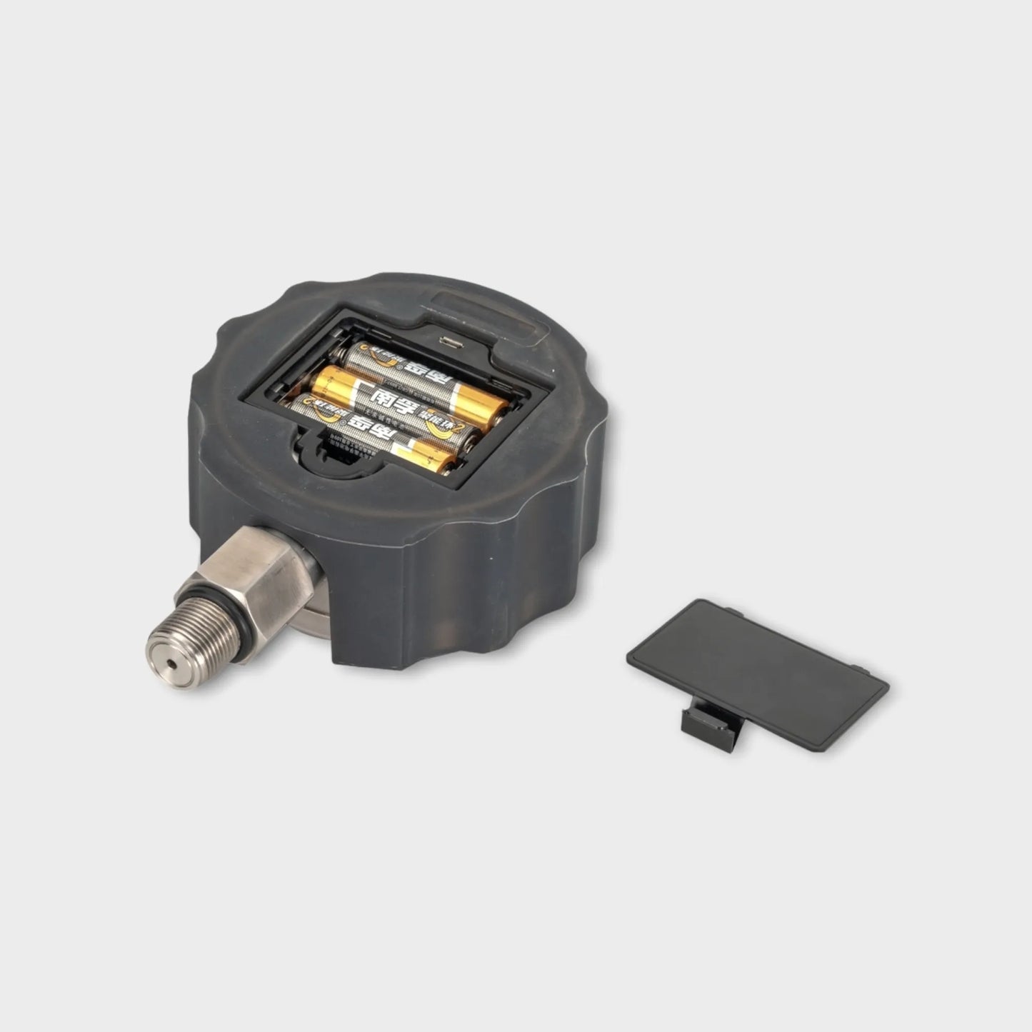 D210 Series High Precision Digital Pressure Gauge powered by 3 batteries