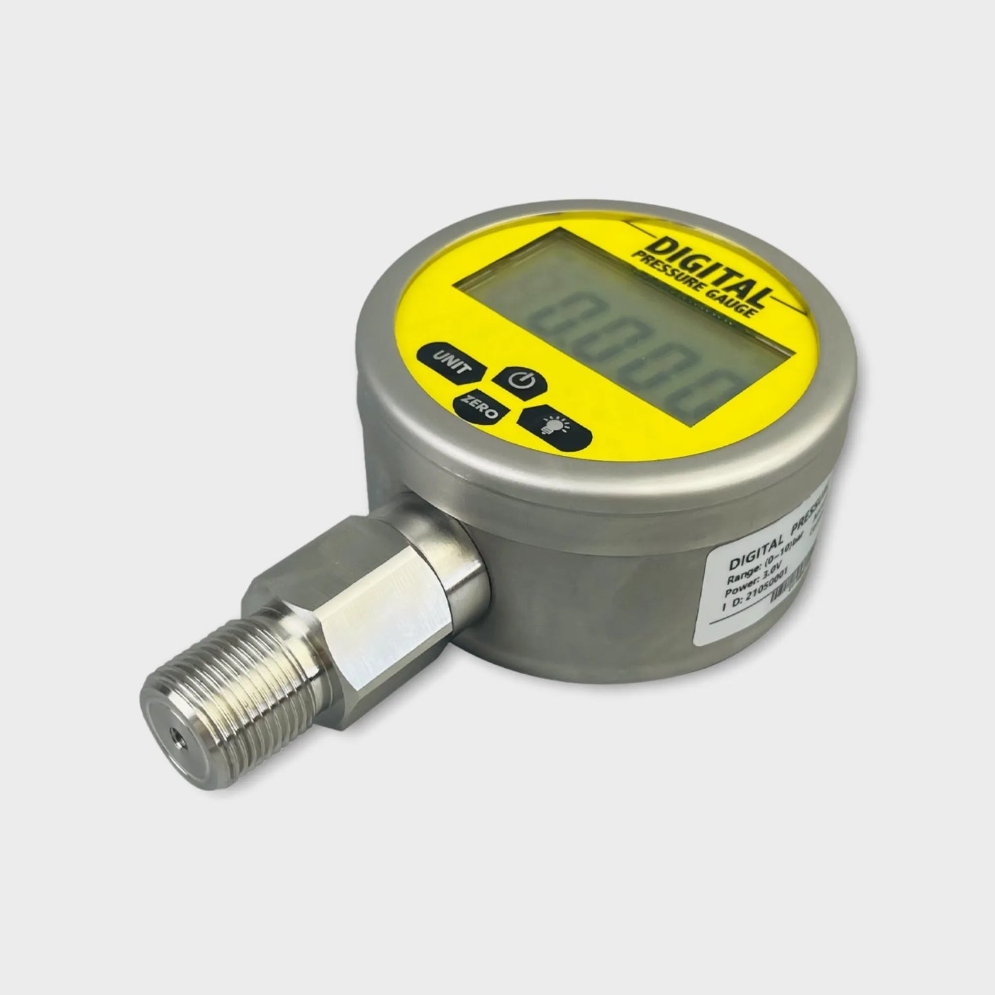 WESEN D280C Series digital pressure gauge side look