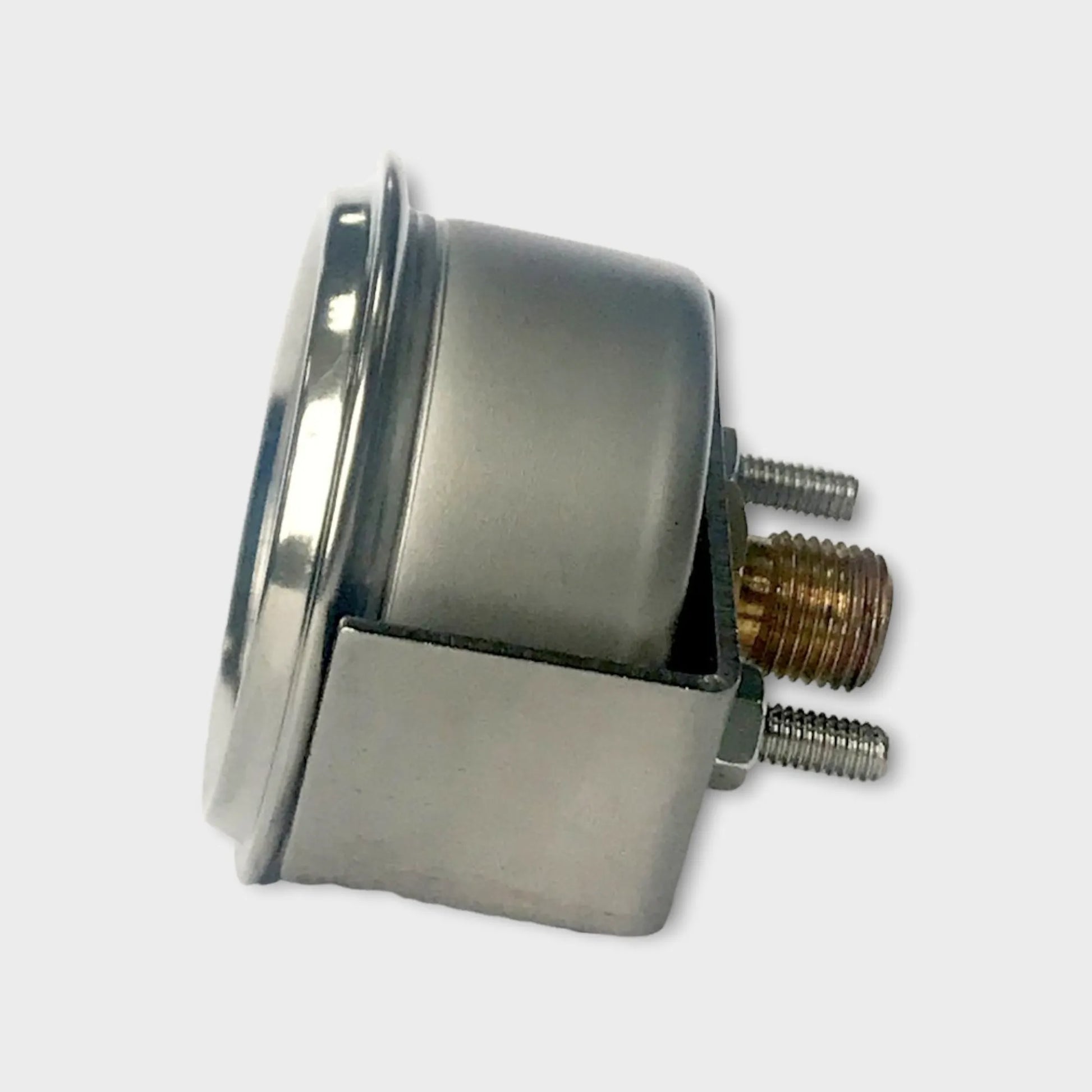 40mm U-clamp Bracket Mounting Stainless Steel Pressure Gauge-side