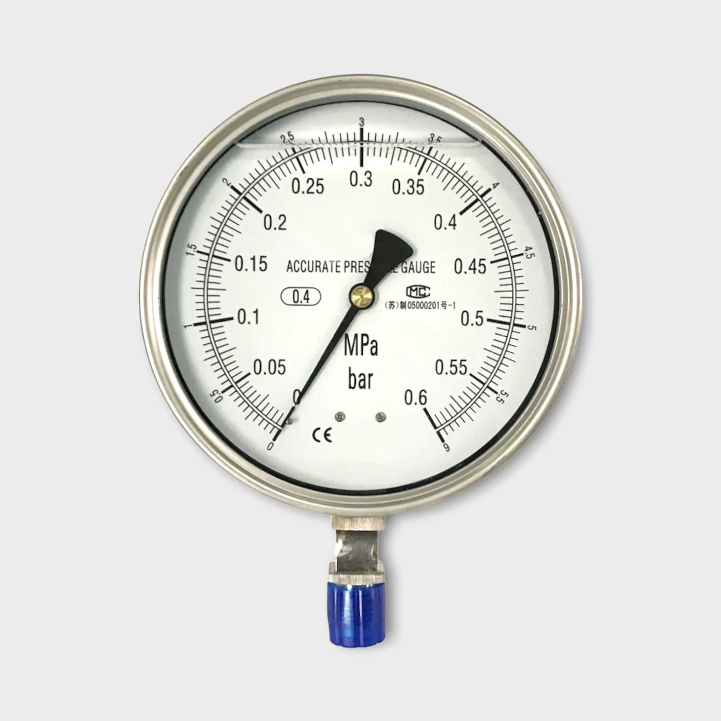 160mm Precision Pressure Gauge 1/2 NPT Test Manometer