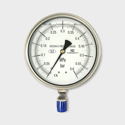 160mm Precision Pressure Gauge 1/2 NPT Test Manometer