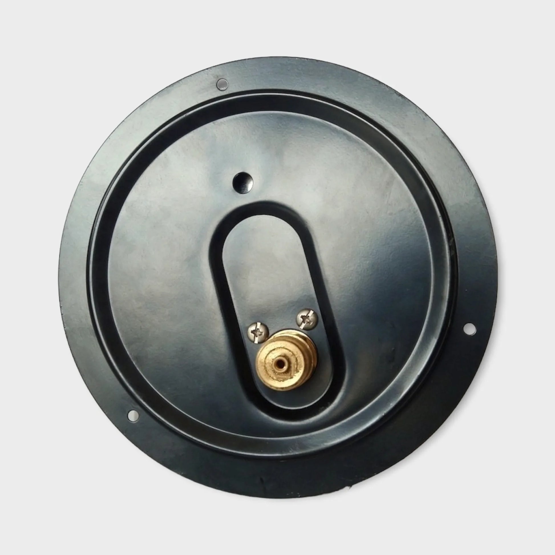 Air Blower Pressure Gauge 100mm Dial Lower Back Mount 40 Bar With Flange-back