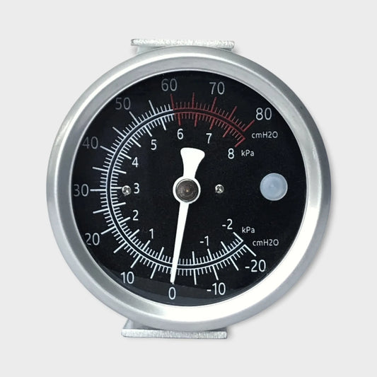 Capsule Type Pressure Gauge Stainless Steel Case Panel Mount Manometer