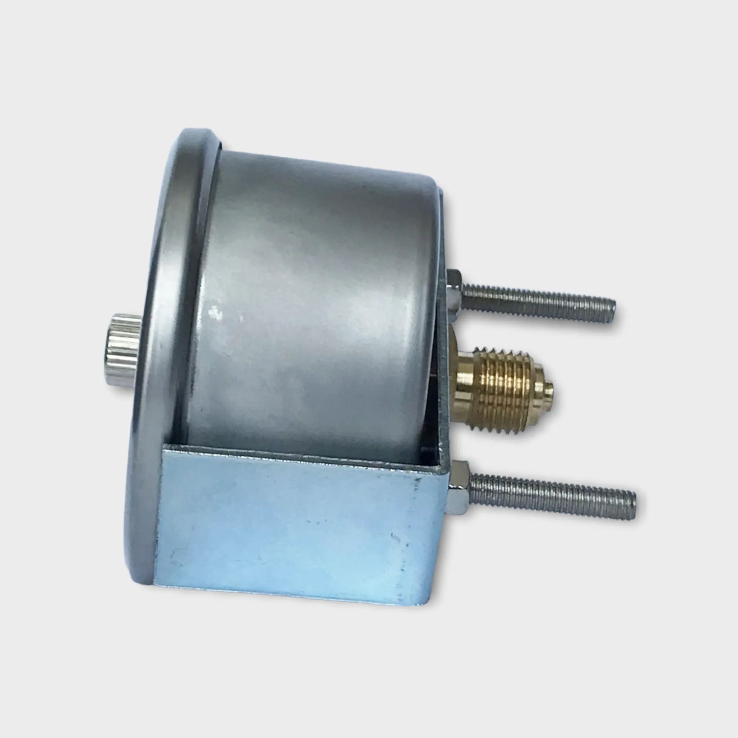 63mm Capsule Pressure Gauge Zero Adjustment U Clamp Mount-side
