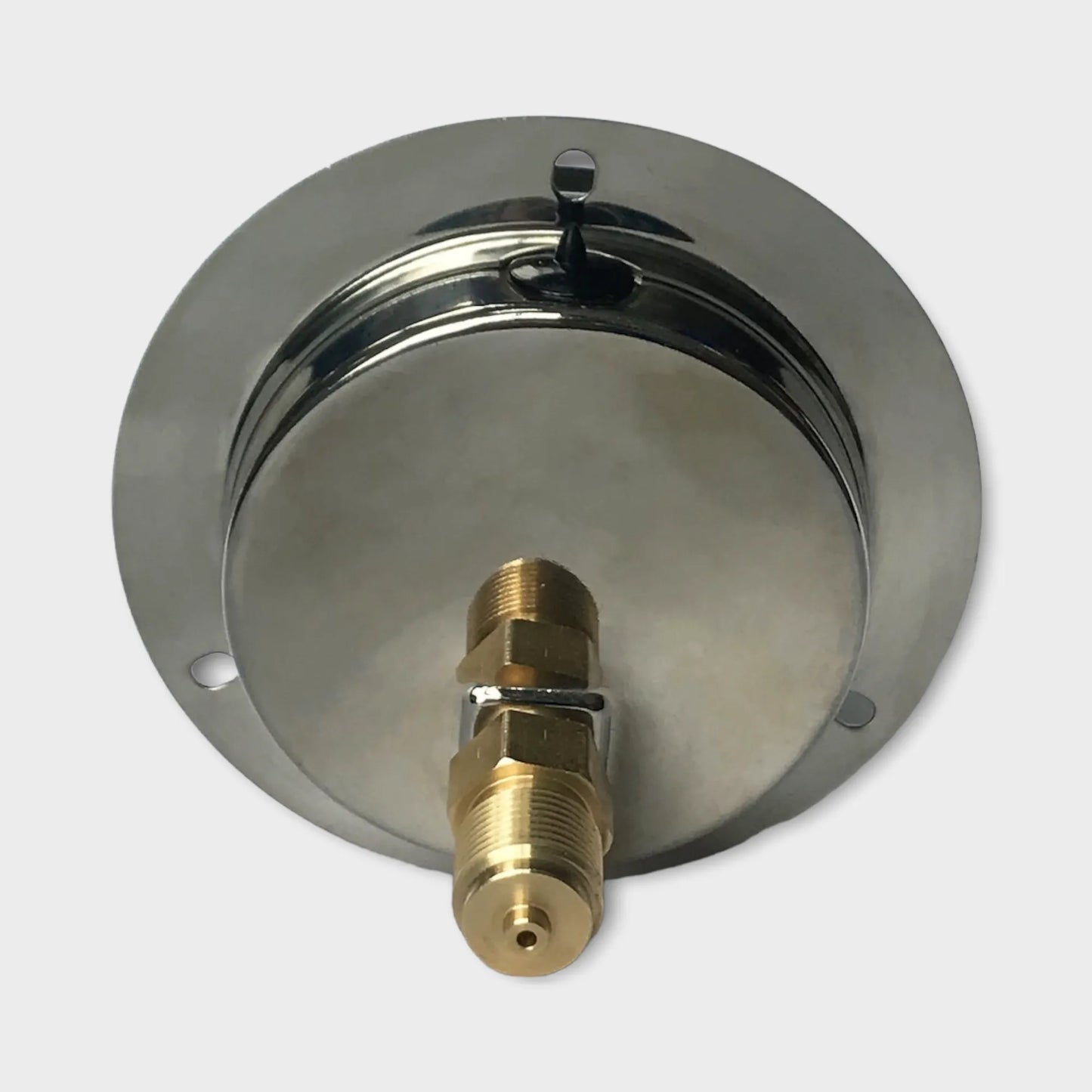 Brass Air Pressure Gauge Hydrogauge Manometer Wall Mount 0.6 MPa-back