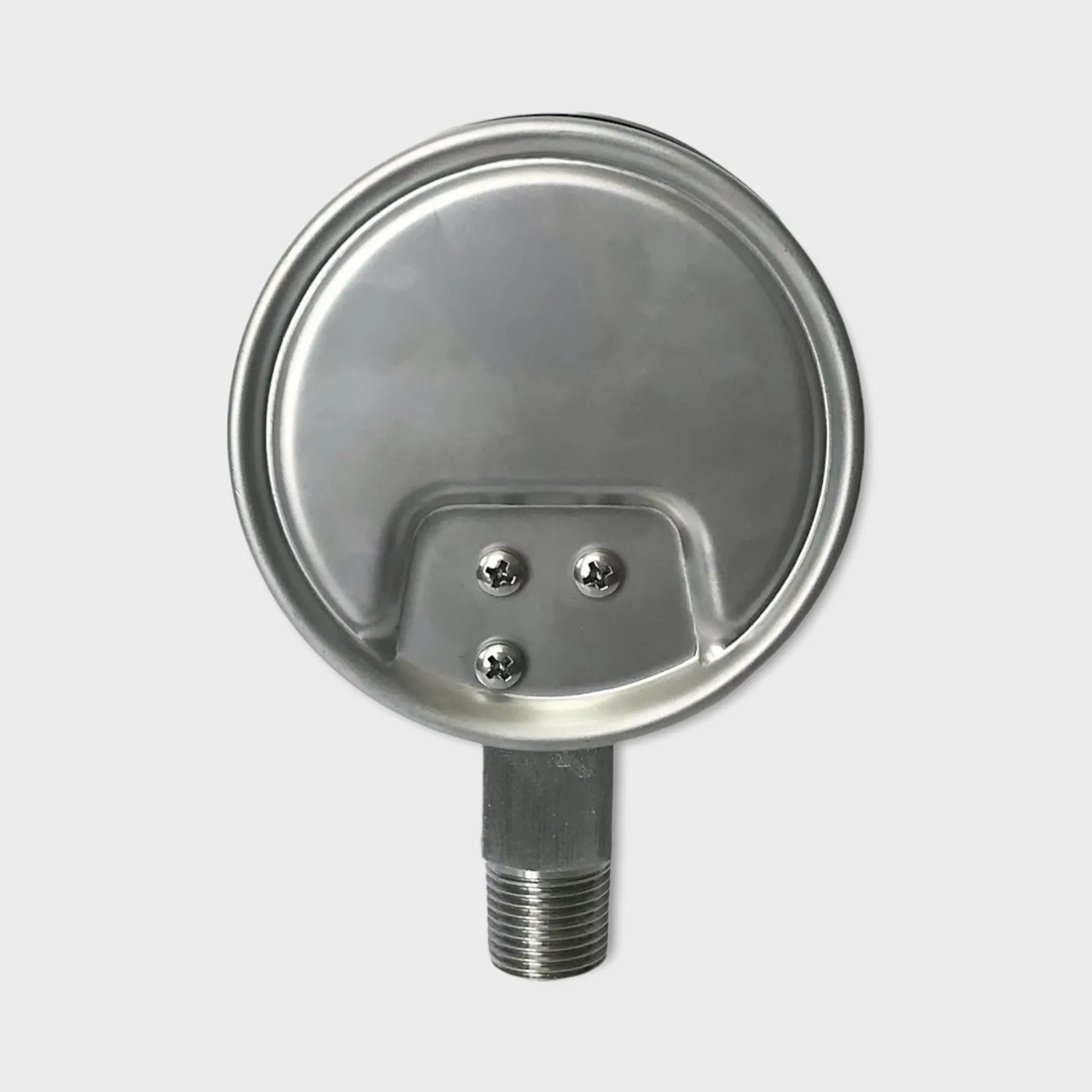 500 mbar Capsule Pressure Gauge 4" Dial Needle Manometer Heating System-back