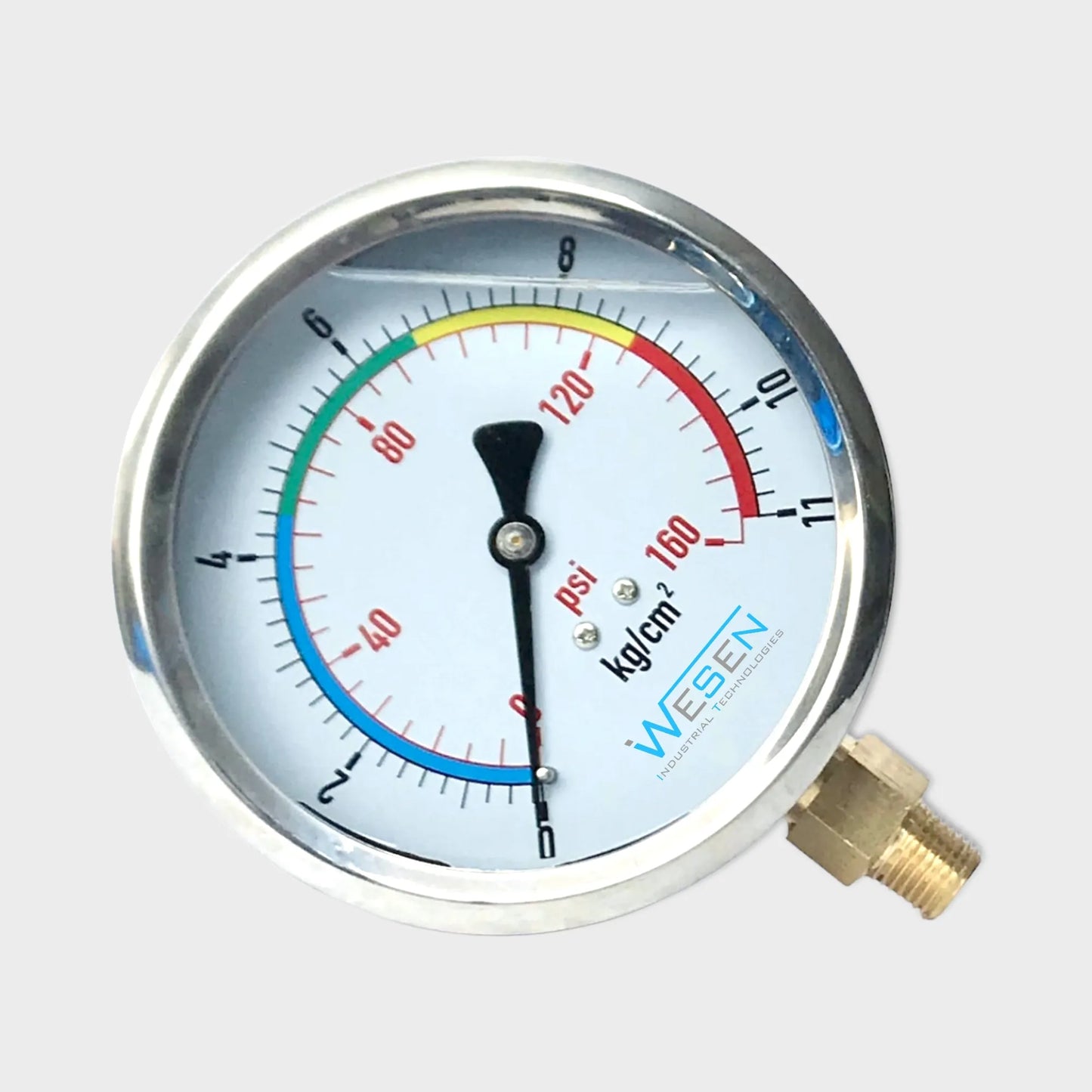 4 Inch Dial Air Pressure Gauge 0 To 11 kg/cm2 Mechanical Manometer