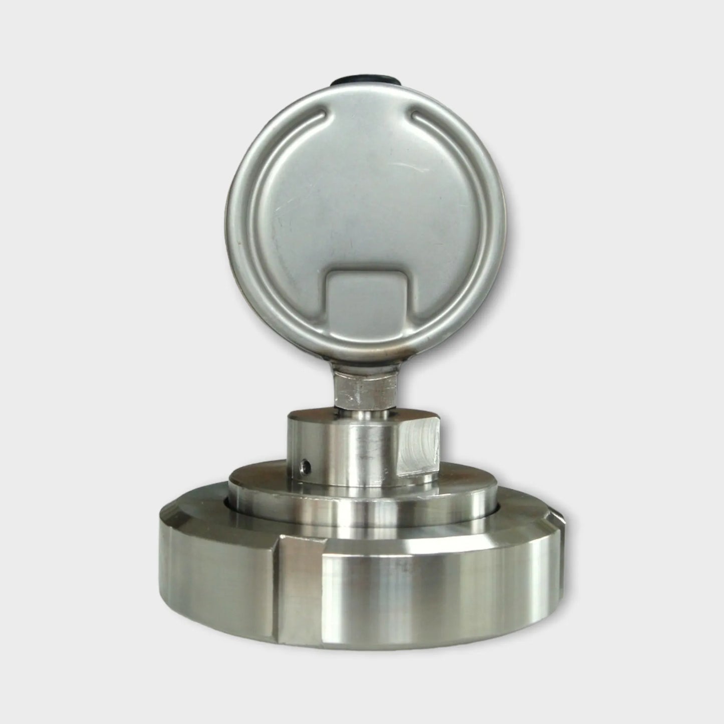 Custom Diaphragm Pressure Gauge 10 BAR With Glycerin Silicone Oil Filled-back