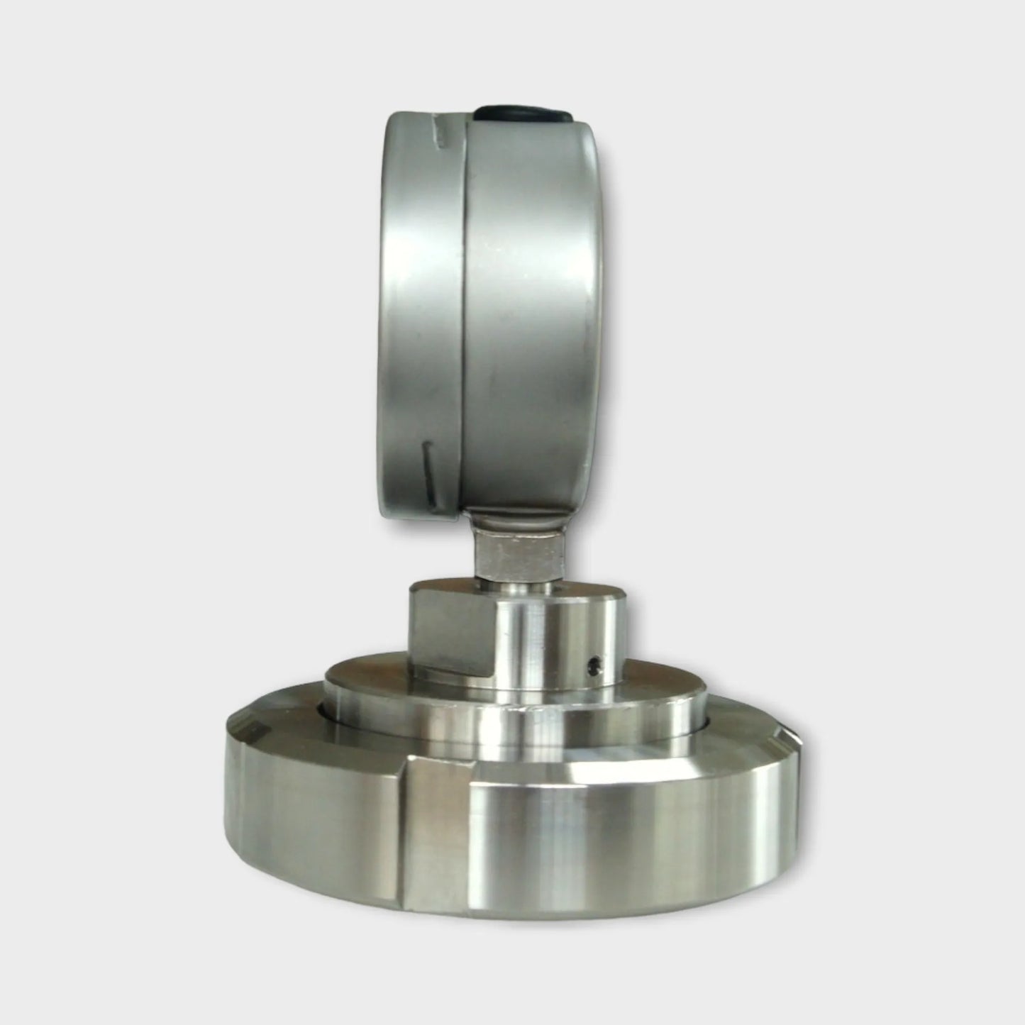 Custom Diaphragm Pressure Gauge 10 BAR With Glycerin Silicone Oil Filled-side