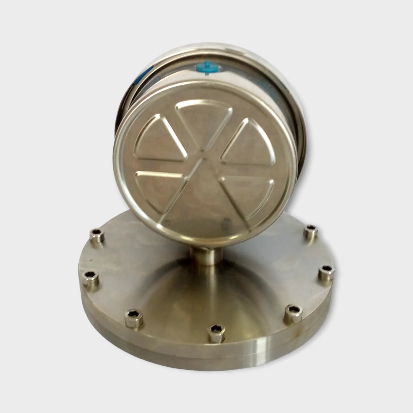 Diaphragm Type Pressure Gauge 1000 MMWC Manometer Lower Mount-back