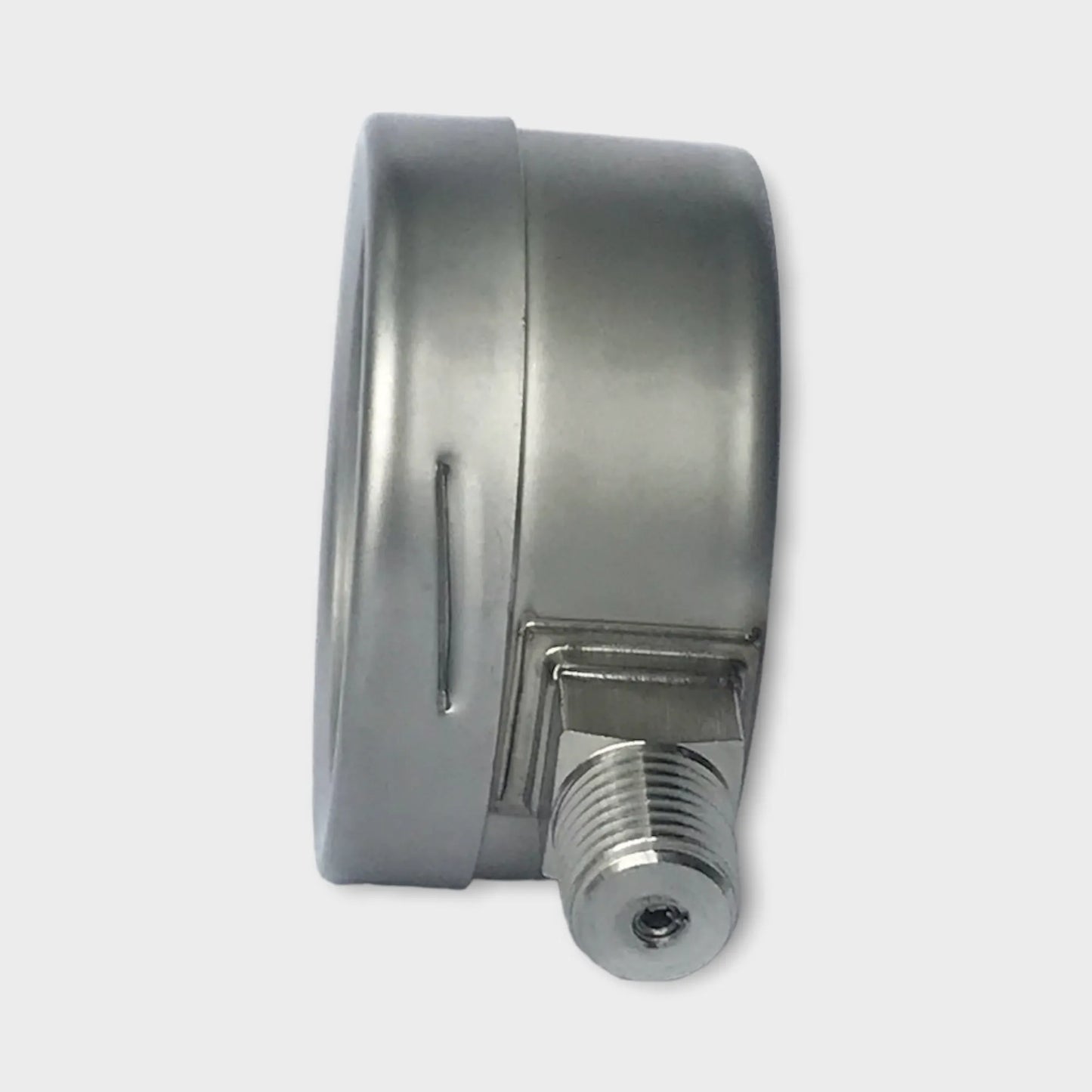 Fluid Manometer 2.5 Bar Lower Mount Pressure Gauge Analog-side