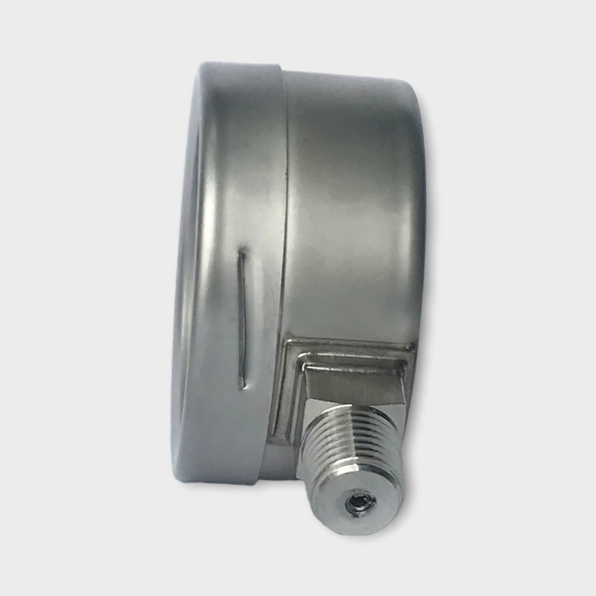 Fluid Manometer 2.5 Bar Lower Mount Pressure Gauge Analog-side