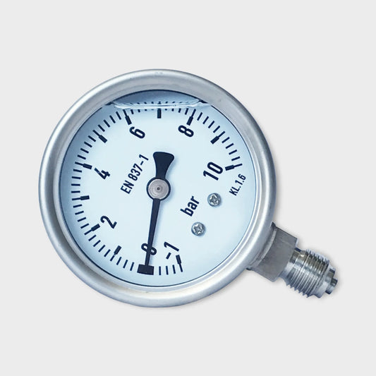 Gas Manometer Liquid Filled 10 Bar Pressure Gauge KL 1.6