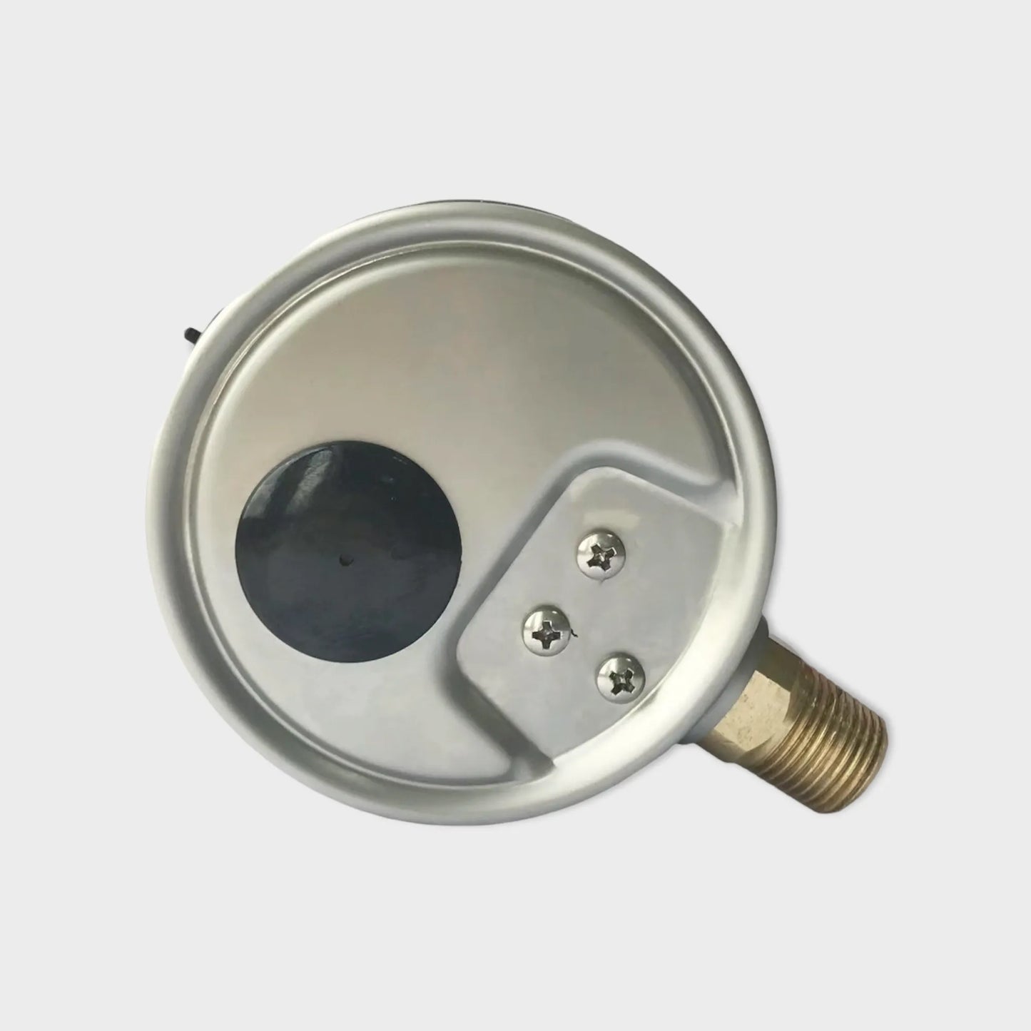 100mm Pressure Gauge For Pump Lower Mount Glycerin Filled 1/2 NPT back