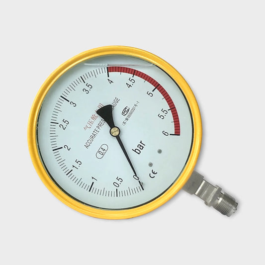 High Precision Manometer 6 Bar Liquid Filled Fuel Pressure Gauge