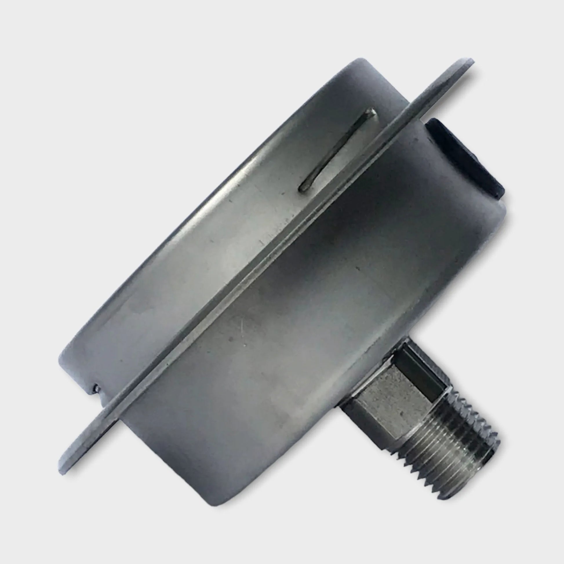 HVAC Manometer 63MM Axial Connection Panel Mount Pressure Gauge-side