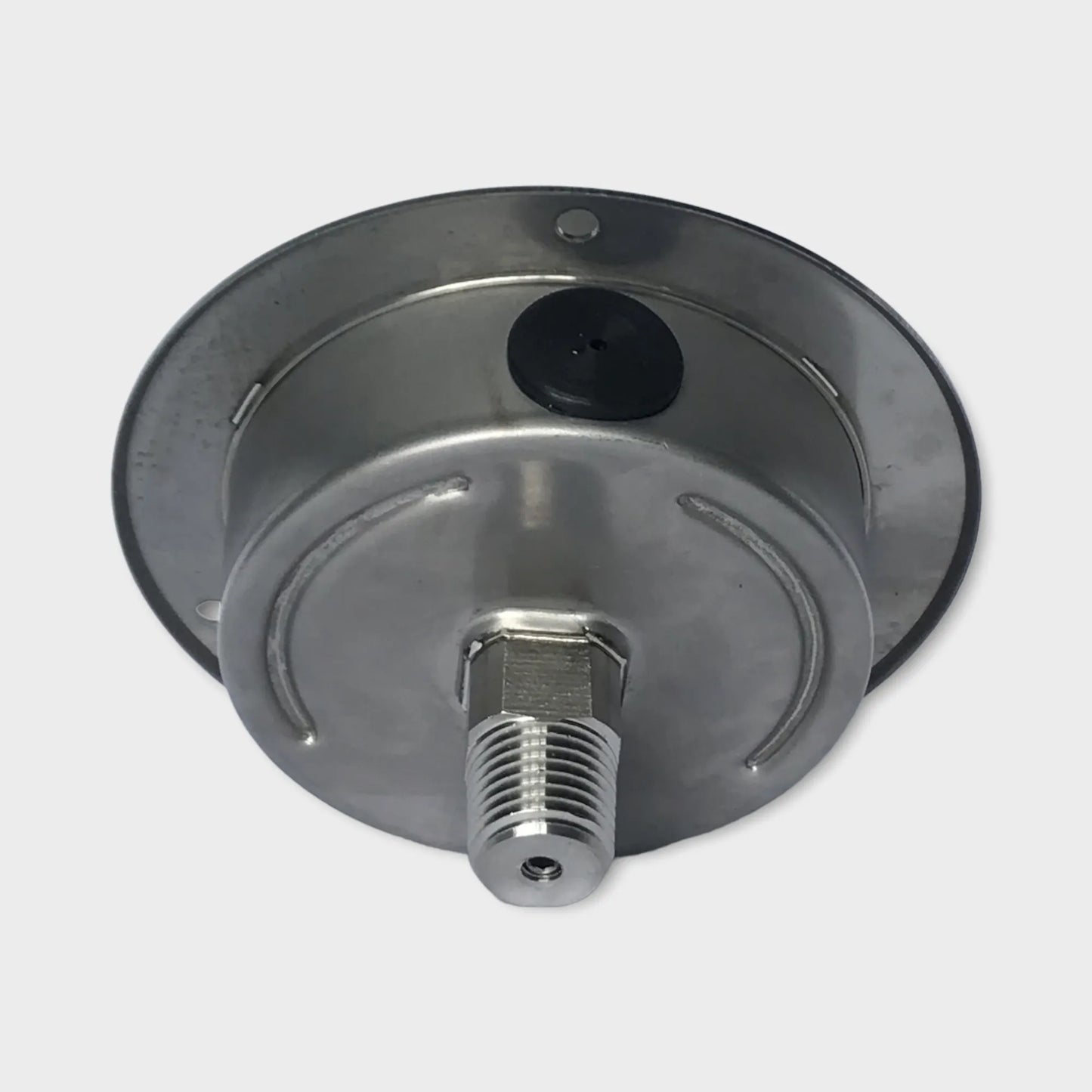 HVAC Manometer 63MM Axial Connection Panel Mount Pressure Gauge-back