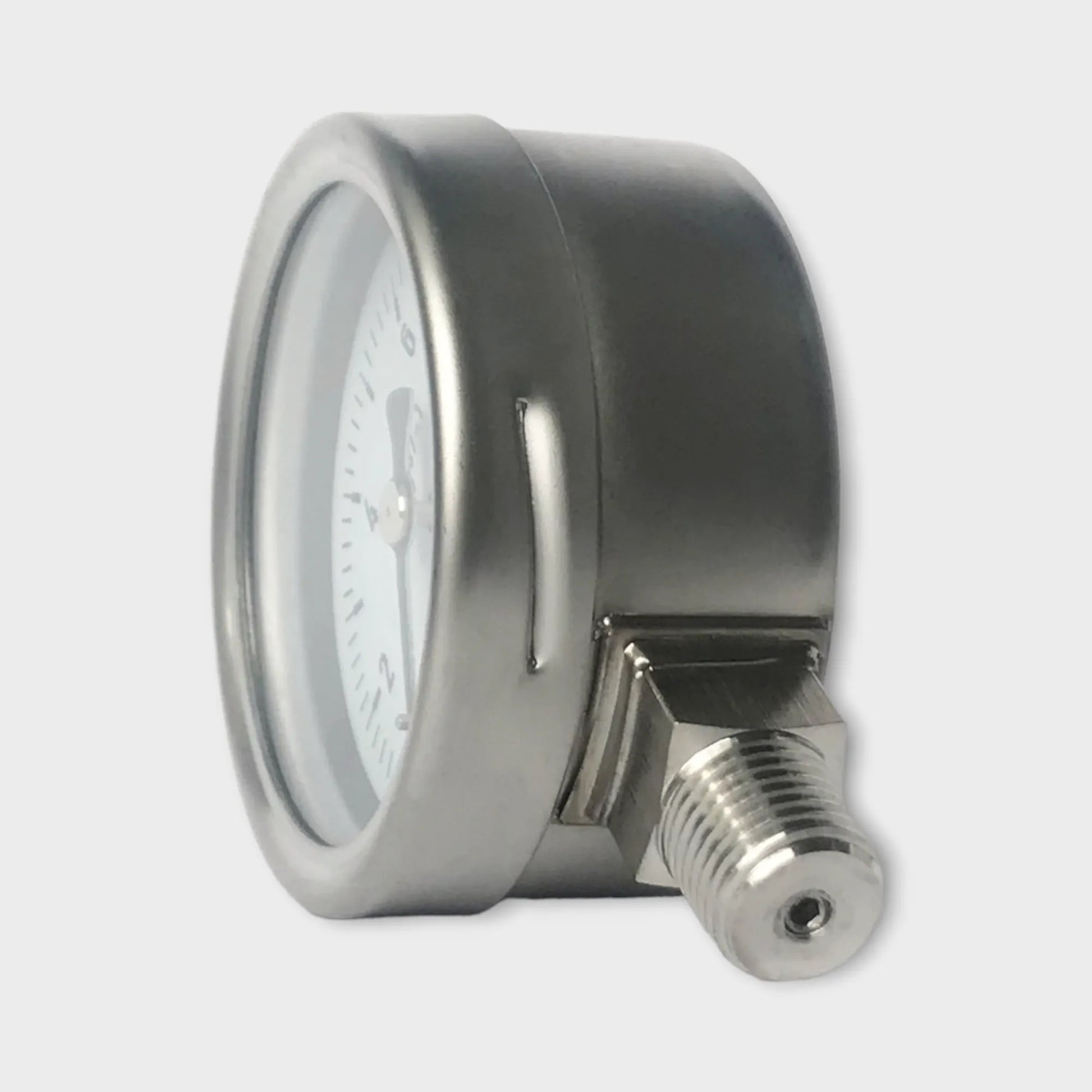 Hydronic Manometer 10 Bar Bourden Tube Pressure Gauge-Side