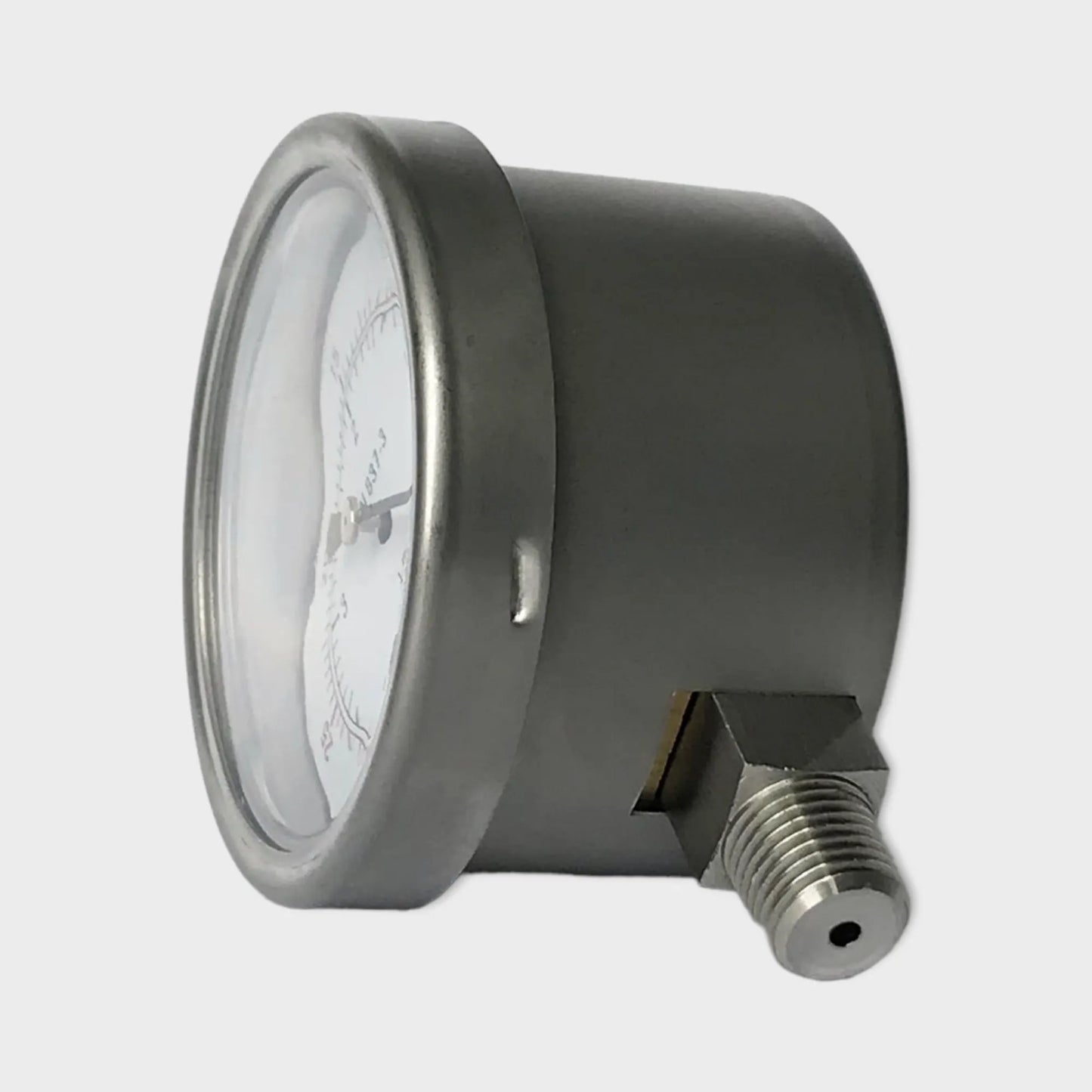 Bellows Type Pressure Gauge 63mm Lower Mount Vacuum Capsule Manometer1