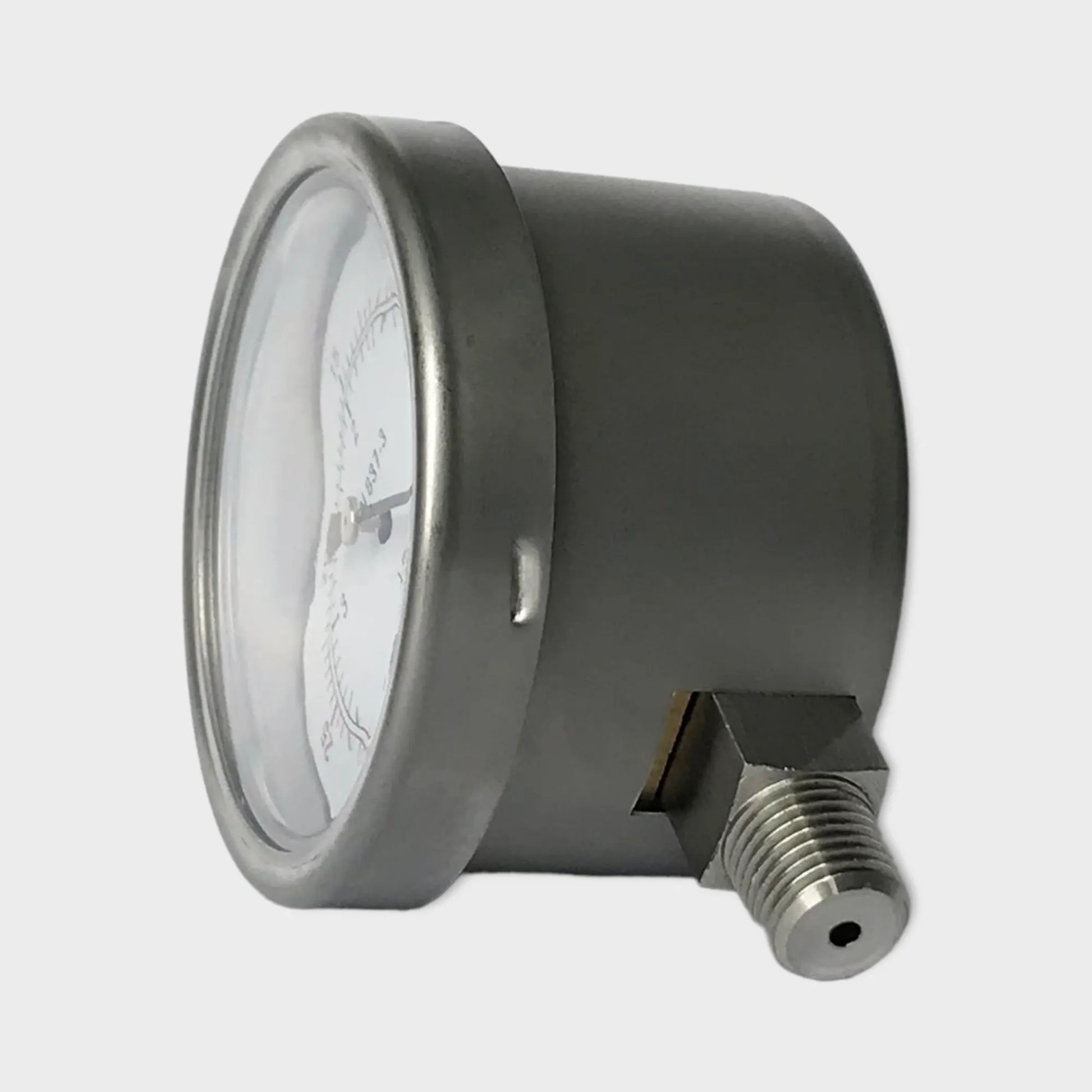 Bellows Type Pressure Gauge 63mm Lower Mount Vacuum Capsule Manometer1