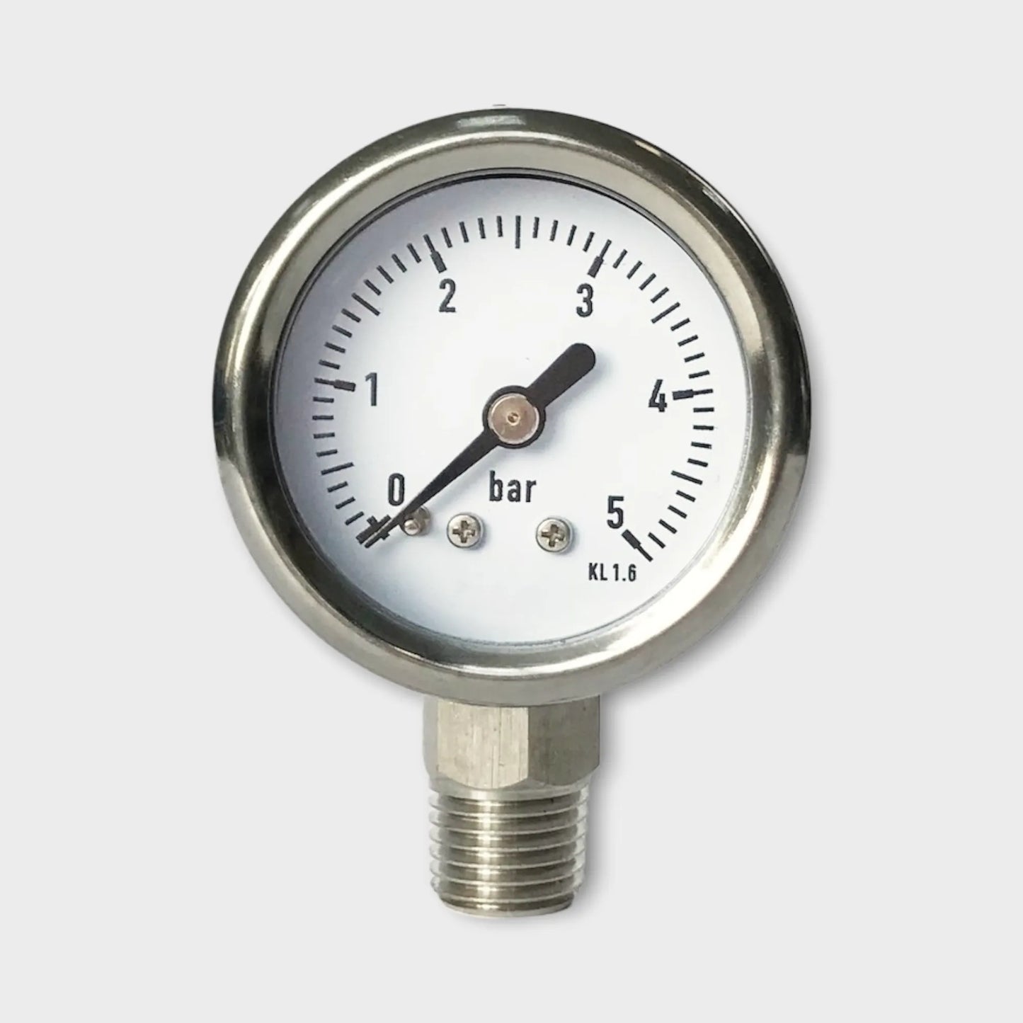 Manometer For Water Pressure 40mm Dial 6 Bar Pressure Gauge SS316