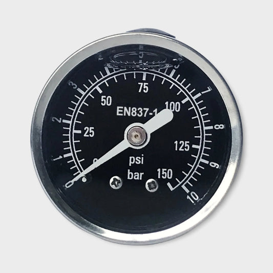 Manometer Bourdon Tube 150psi Gas Pressure Gauge SUS316 Glycerin