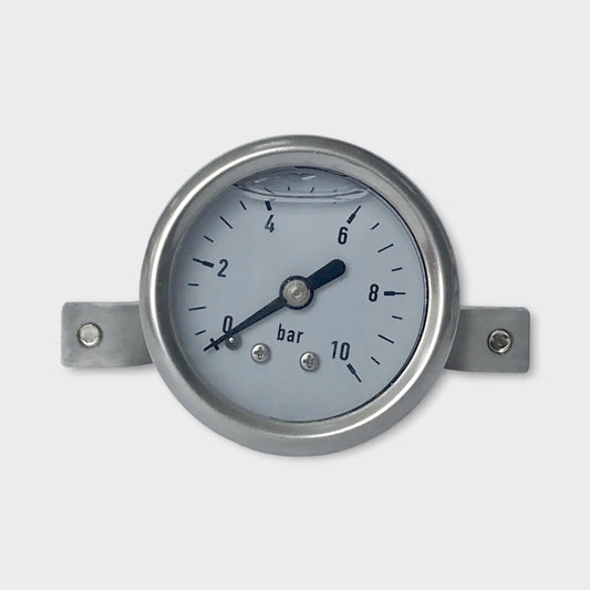 Oil Pressure Gauge Mounting Bracket 10 Bar Liquid Filled