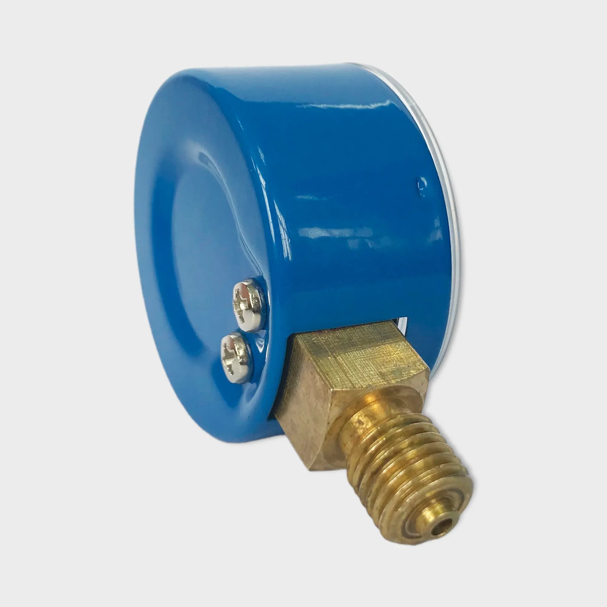 Oxygen Regulator Pressure Gauge Blue Painted Steel Case EN837-1-5