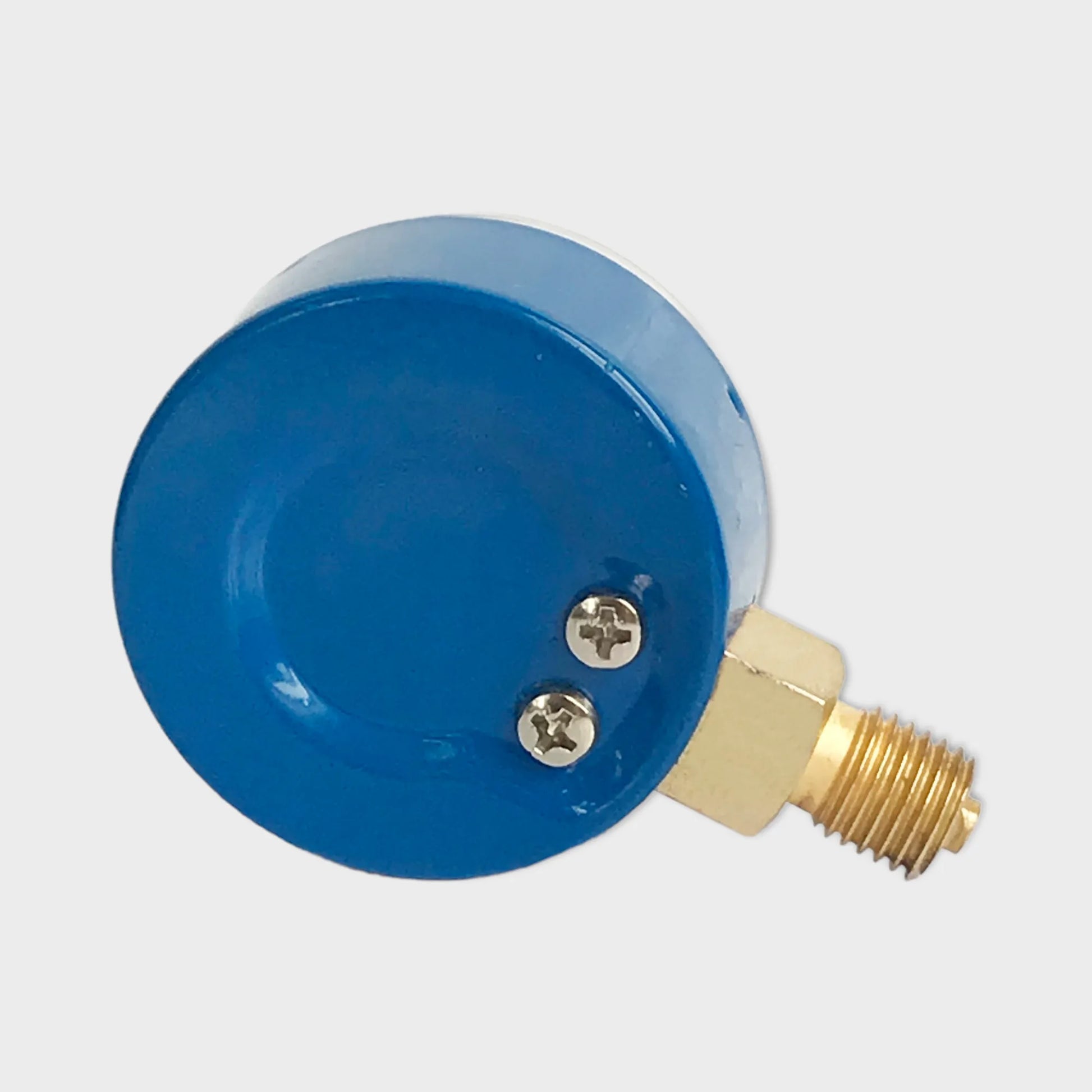Oxygen Regulator Pressure Gauge Blue Painted Steel Case EN837-1-3