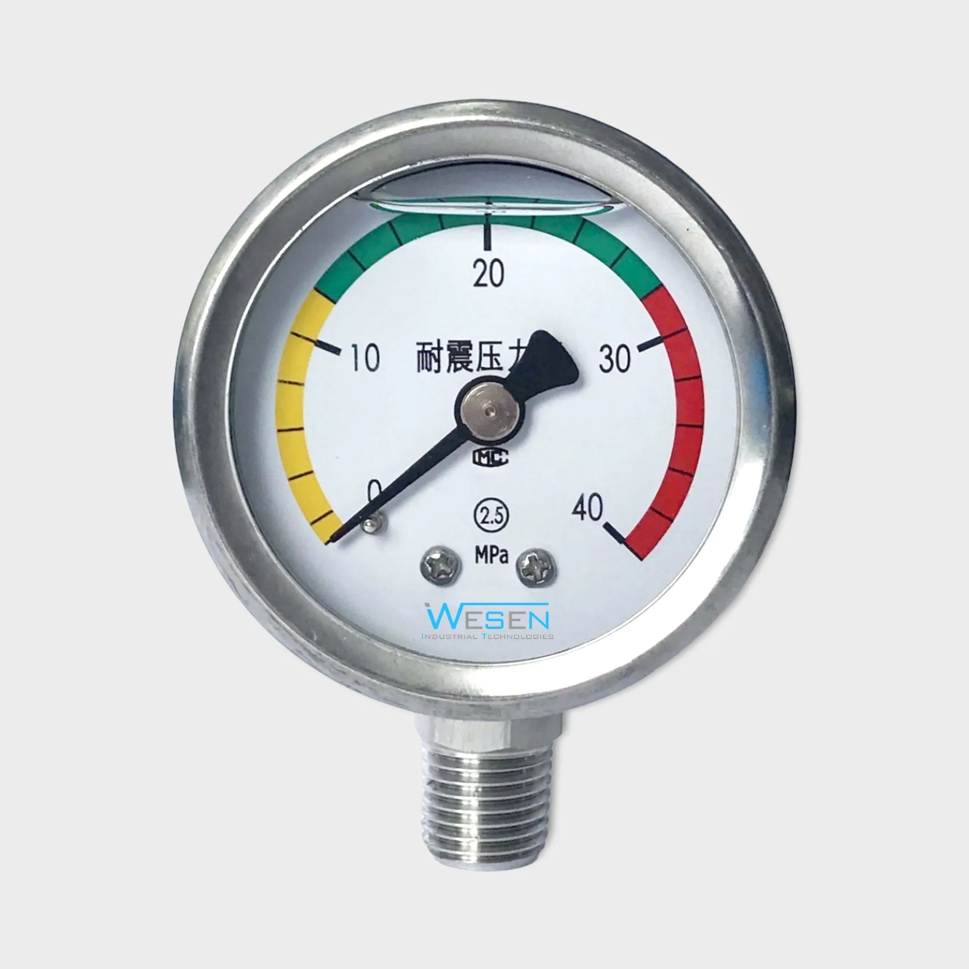 Liquid Pressure Gauge 50mm 1/8 NPT Radial Mount HVAC Manometer
