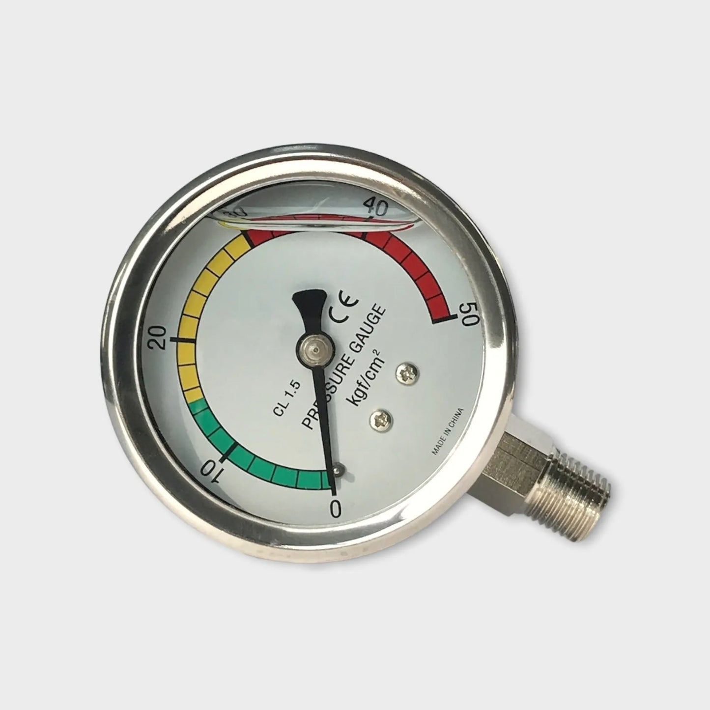 63mm Bottom Mounted Pressure Gauge 50 KG/CM2 Flow Manometer