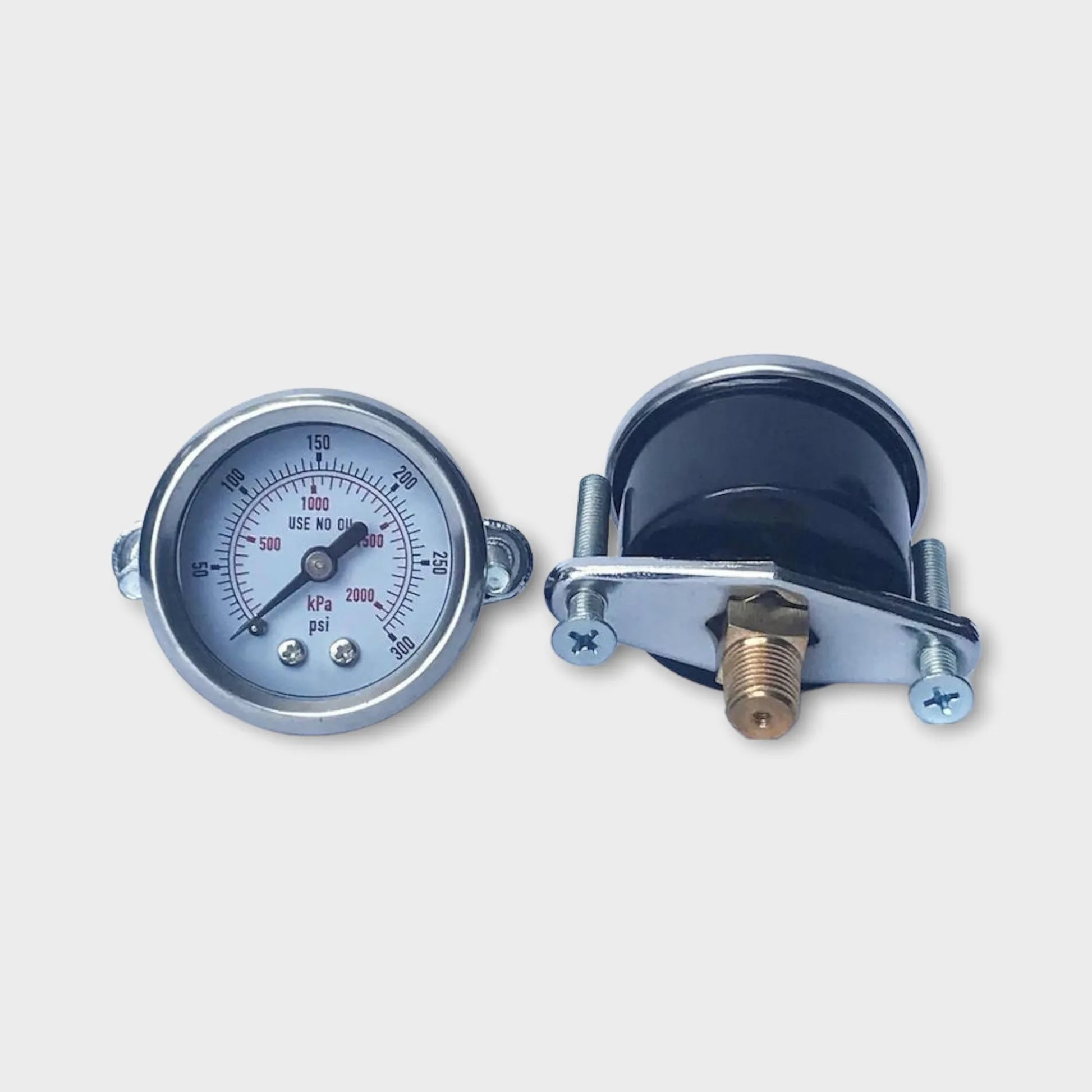1.5" Pressure Gauge Mounting Bracket Center Back Entry 300 Psi-multi-angle