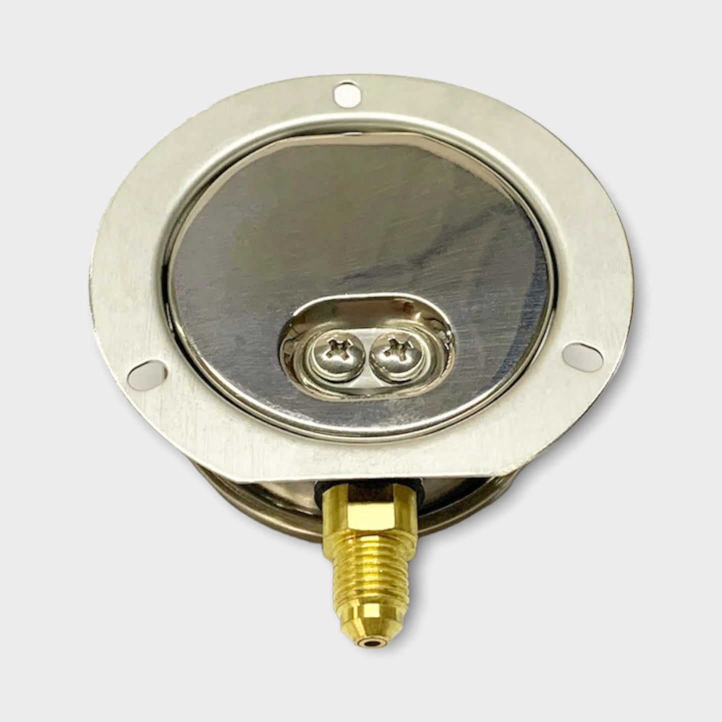 63mm SS Pressure Gauge Refrigeration Application R22 Panel Mount-back