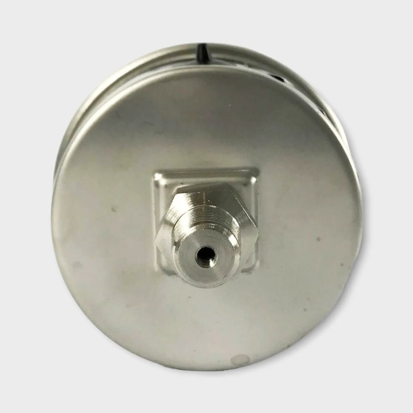 Pump Suction Pressure Gauge 50mm ALL SS 316 Body Glass Lens Manometer-back