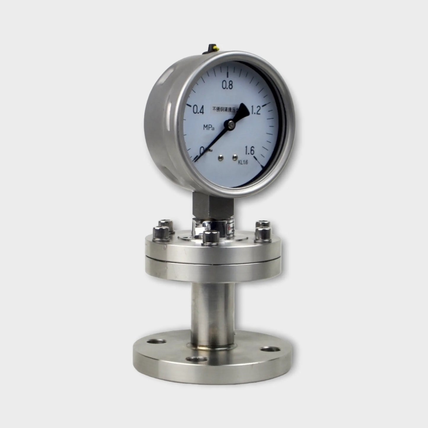 Sealed Diaphragm Pressure Gauge Flange Mount All Stainless Steel1