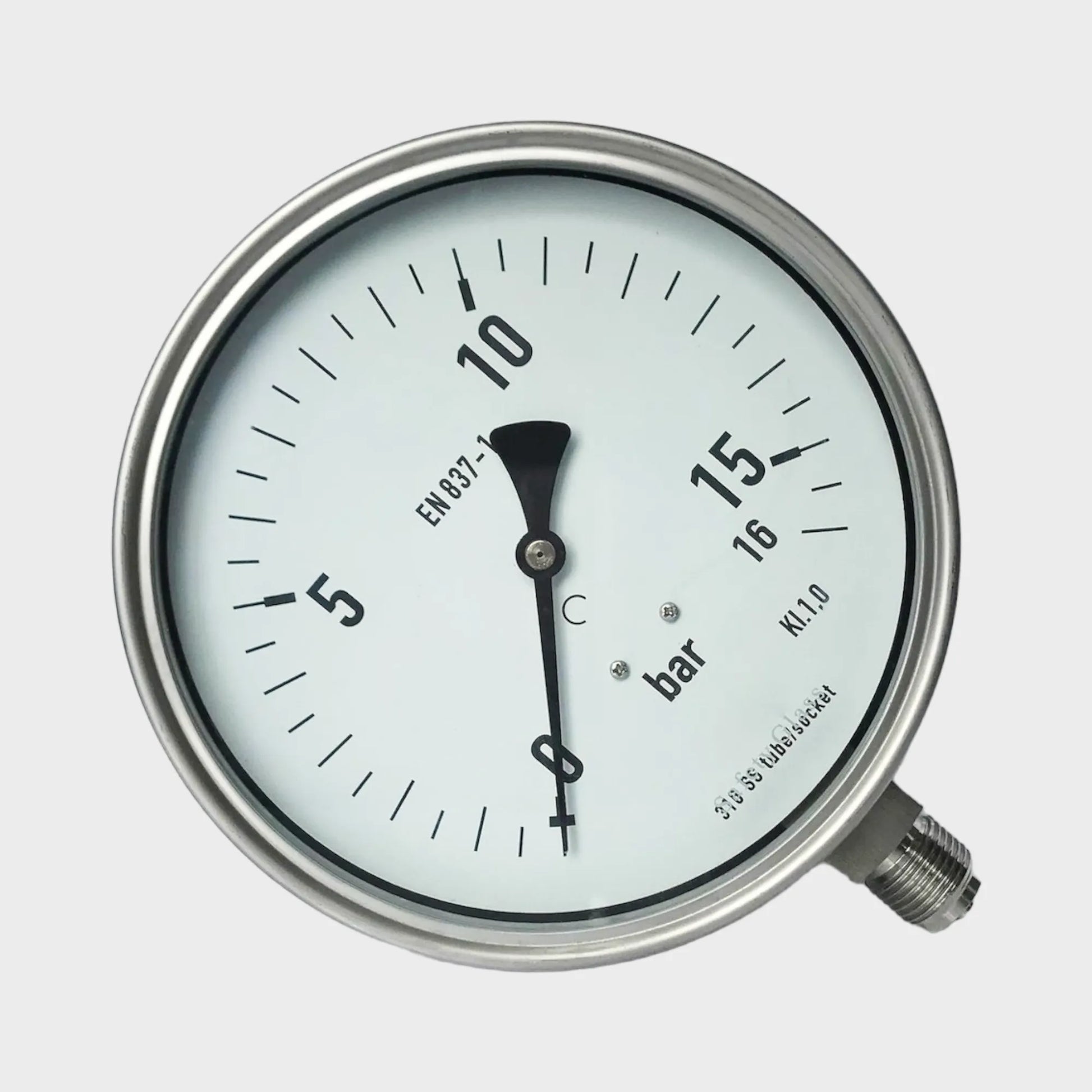 6 inch best sale pressure gauge