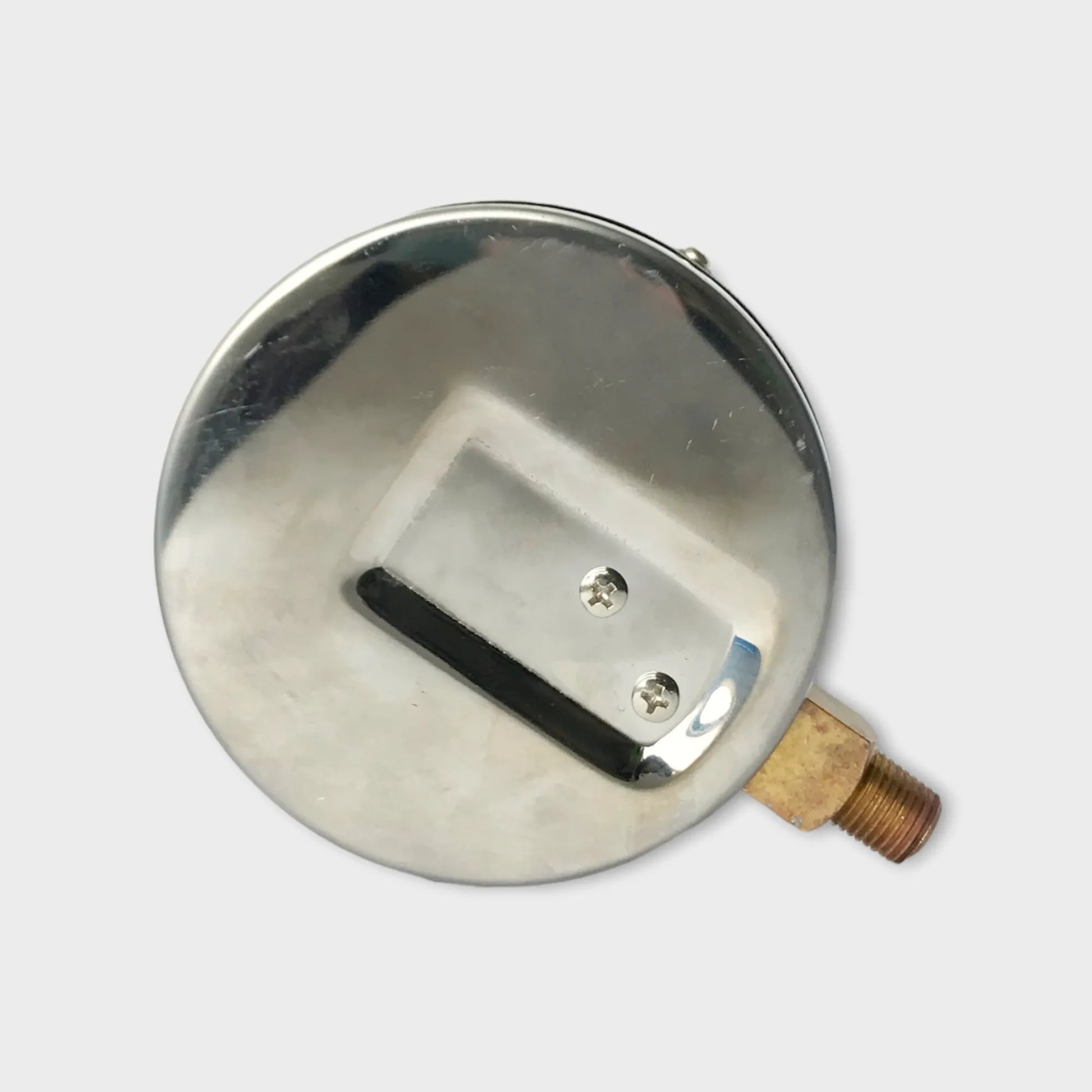 H2O Manometer Brass Air Pressure Gauge-back