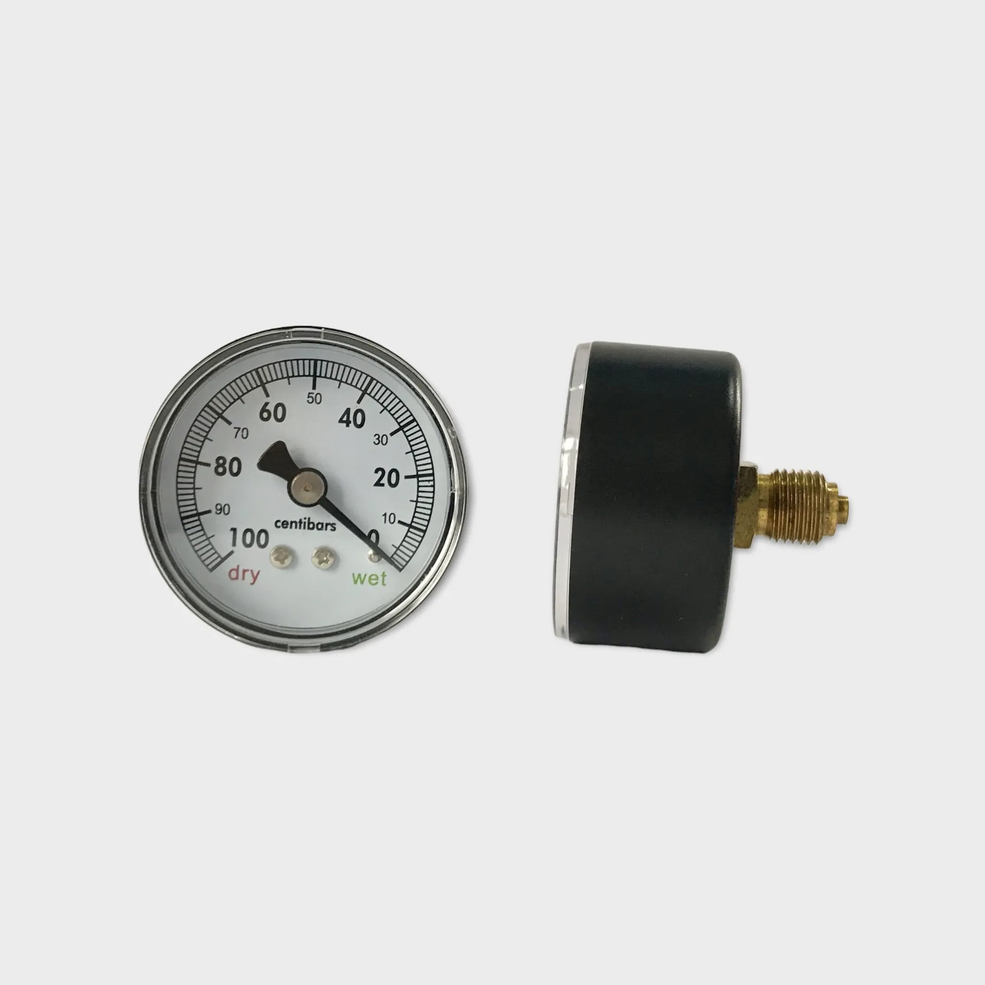 Manometer For Vacuum Pressure 50mm Dial Plastic Case 100 centibars