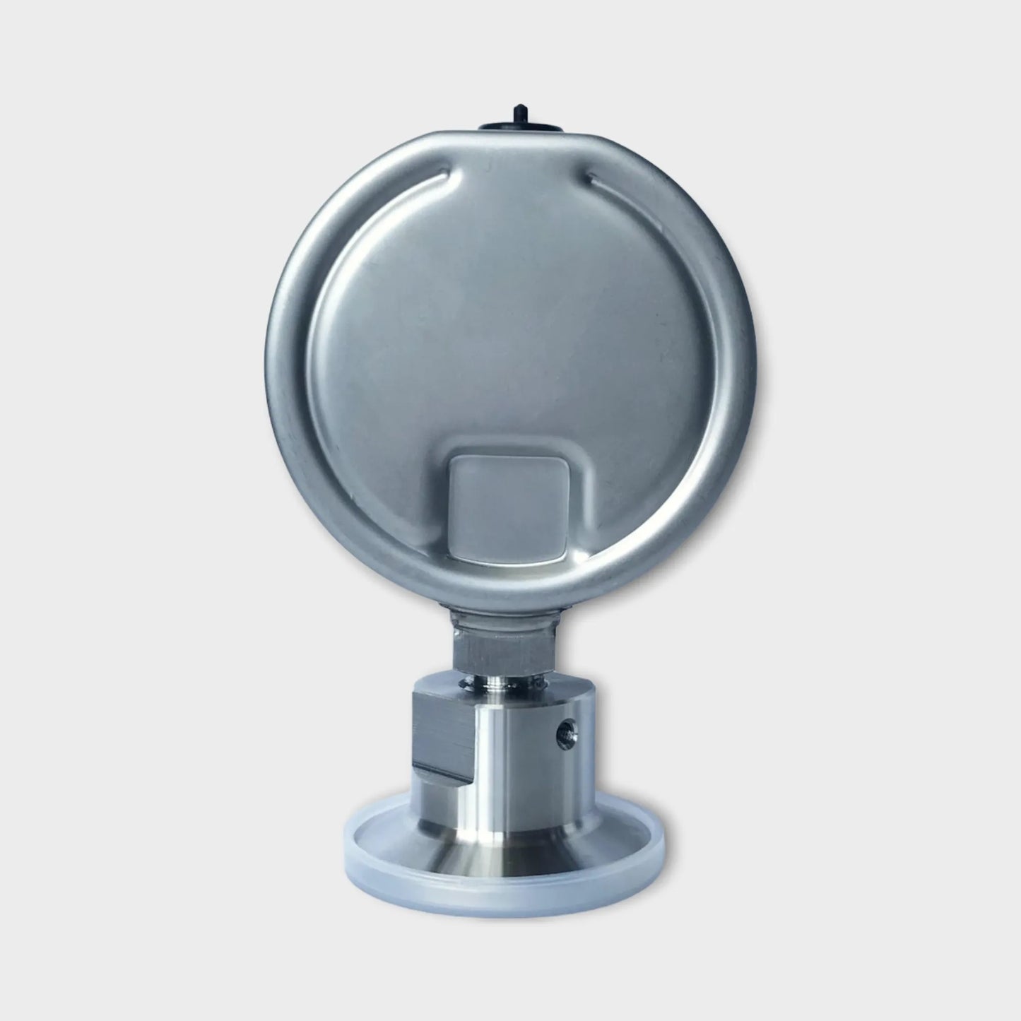 Diaphragm Sealed Pressure Gauge 80mm Glycerin Filled Stainless Steel Manometer-back