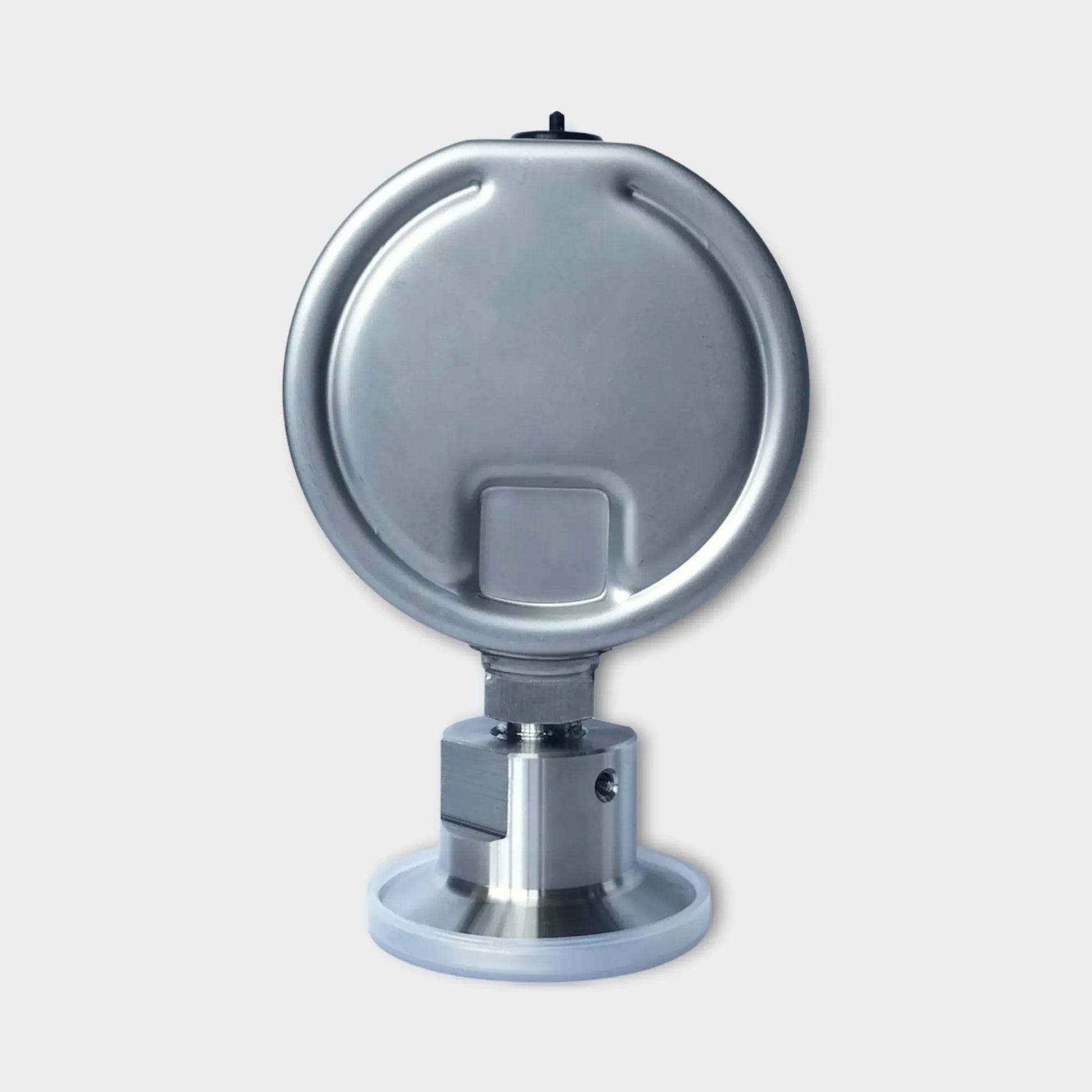 Diaphragm Sealed Pressure Gauge 80mm Glycerin Filled Stainless Steel Manometer-back